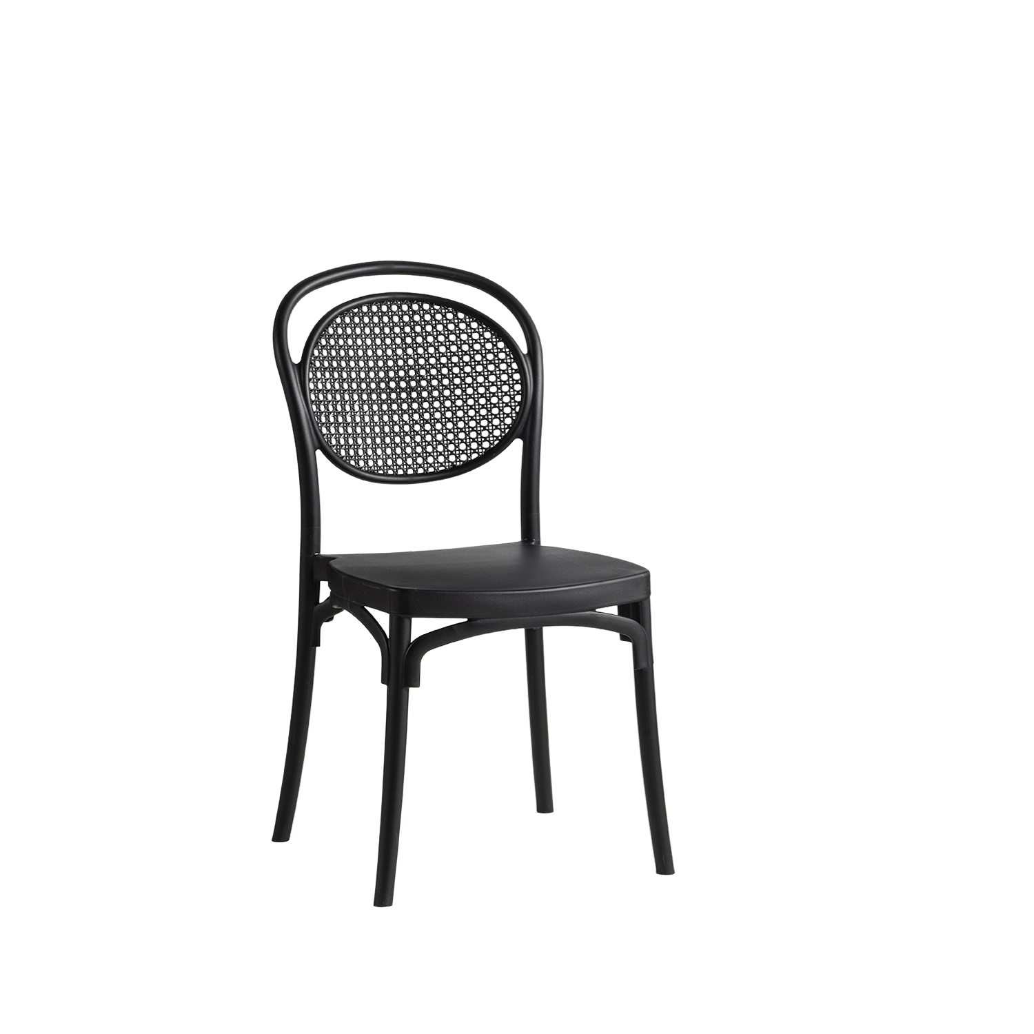 Sera Caffe Chair Black