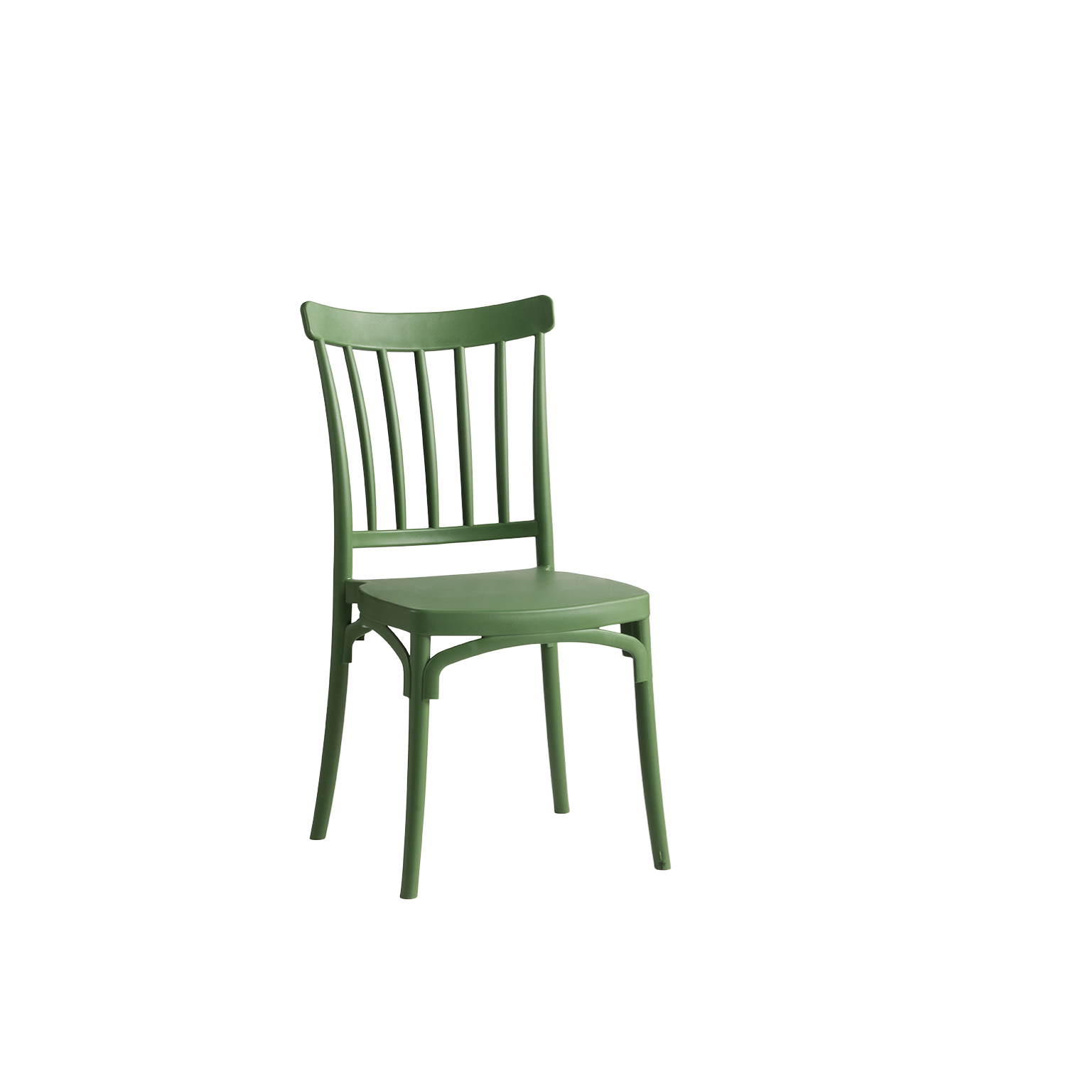 Polypropylene Caffe Chair Green