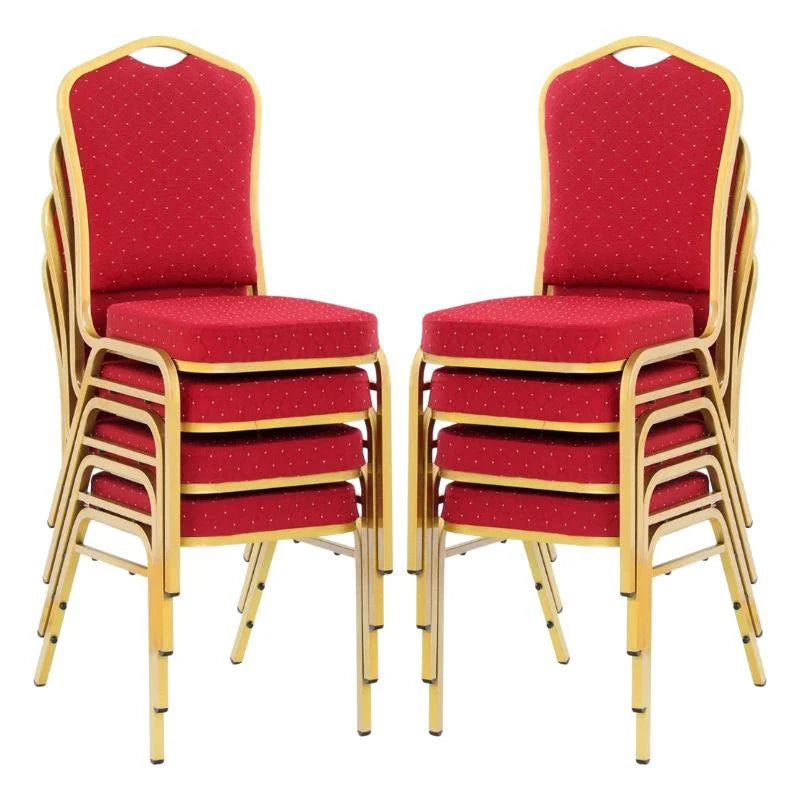 Premium Banquet Stacking Chair Red