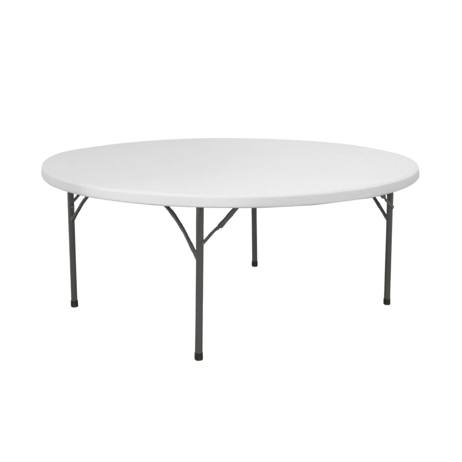 150cm (5ft) Folding Round Banquet Table – 6 to 8 Seater Plastic Catering Table