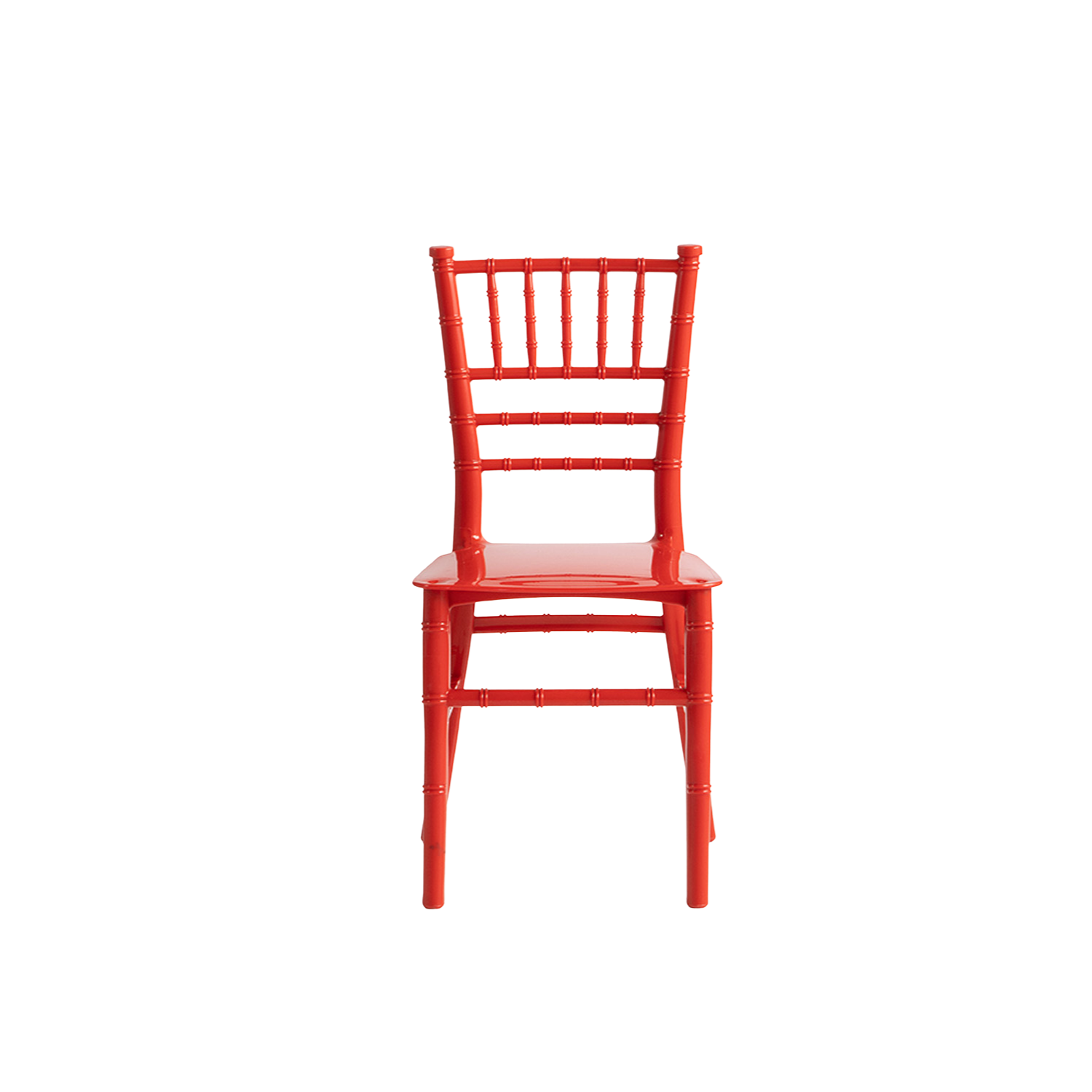 Chiavari Tiffany Kids Stacking Chair Polypropylene Red