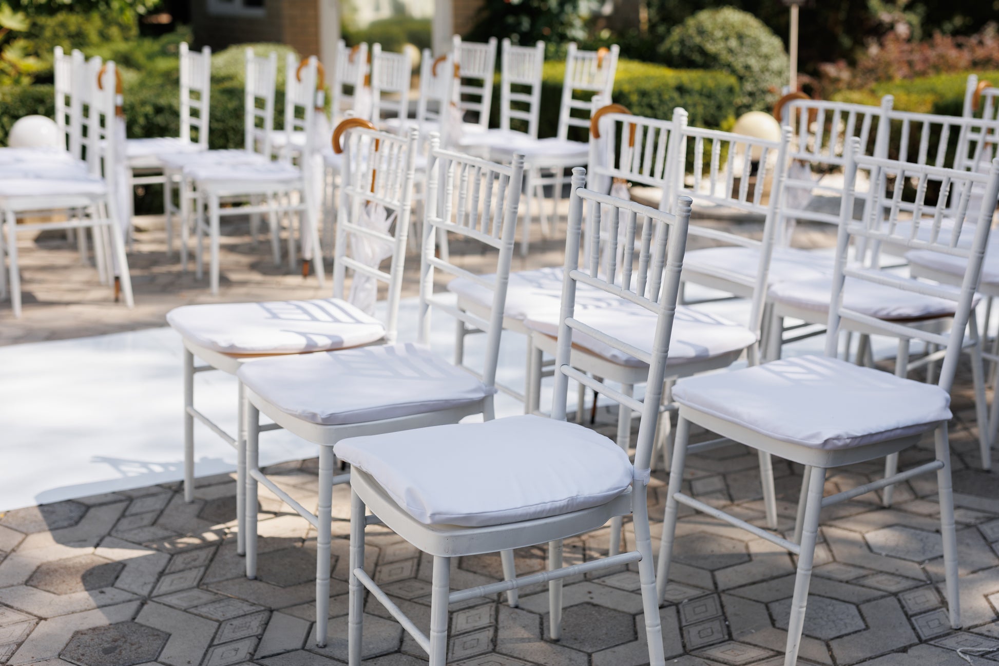 Chiavari Tiffany Polypropylene Stacking Chair White