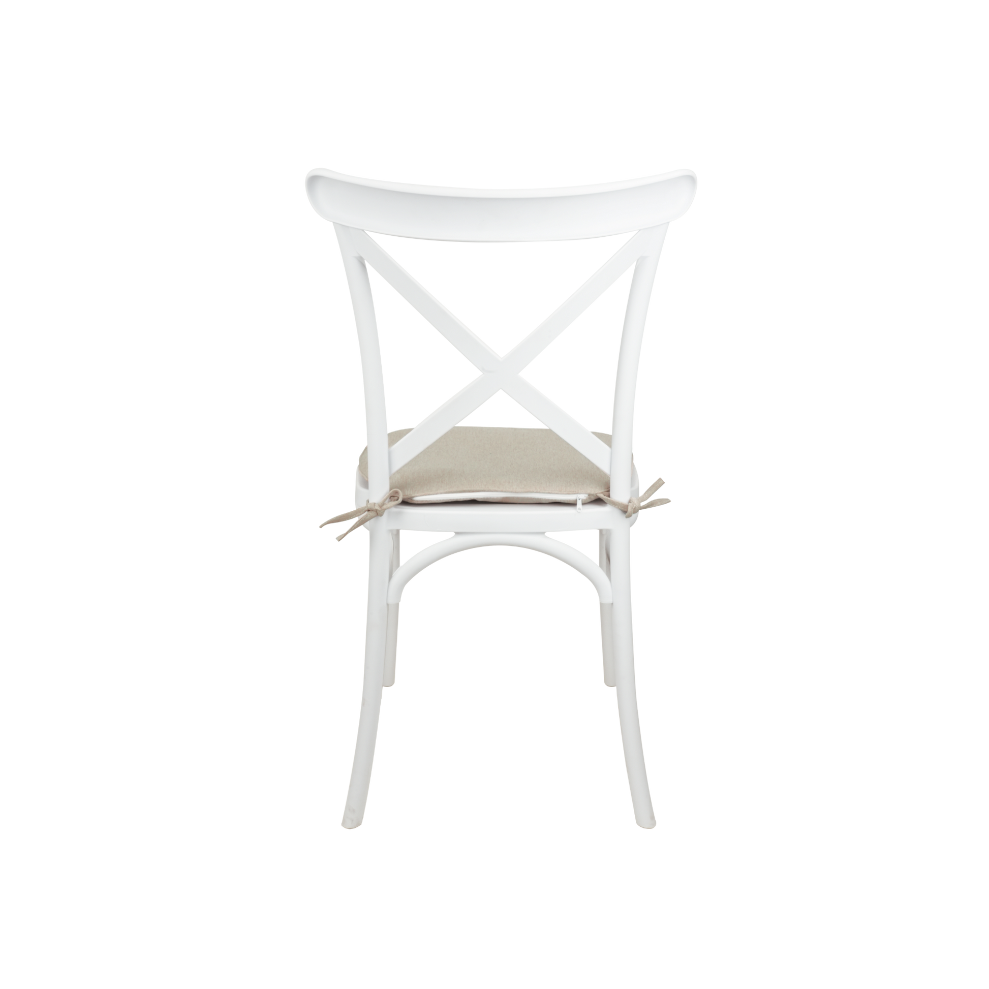 The Elmwood Crossback Caffe Chair - White