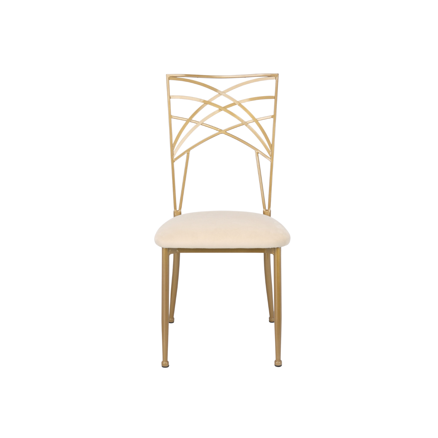 Chameleon Steel Event Chair Gold White