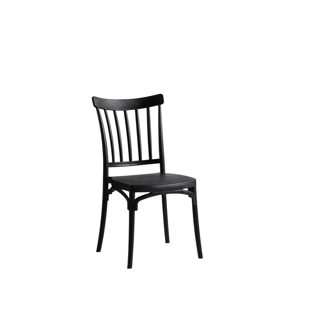 Polypropylene Caffe Chair Black