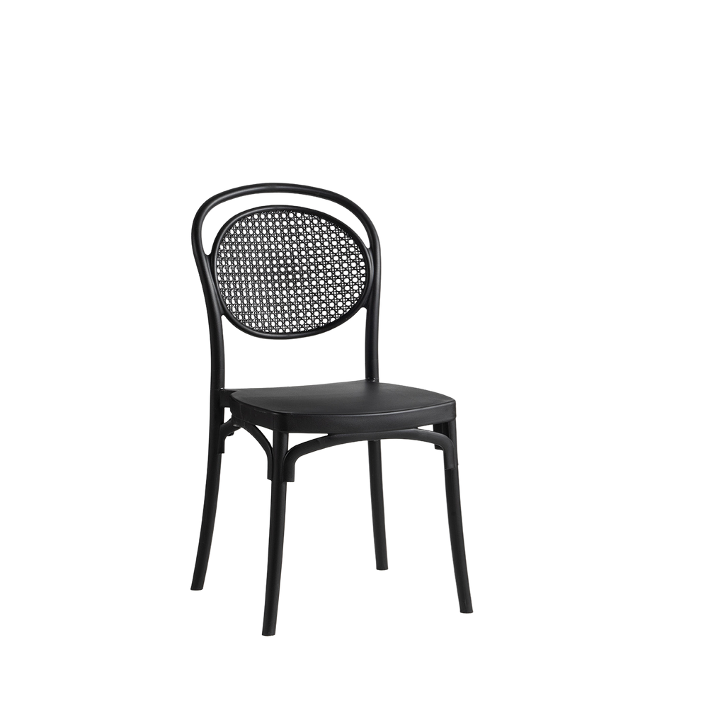 Sera Caffe Chair Black