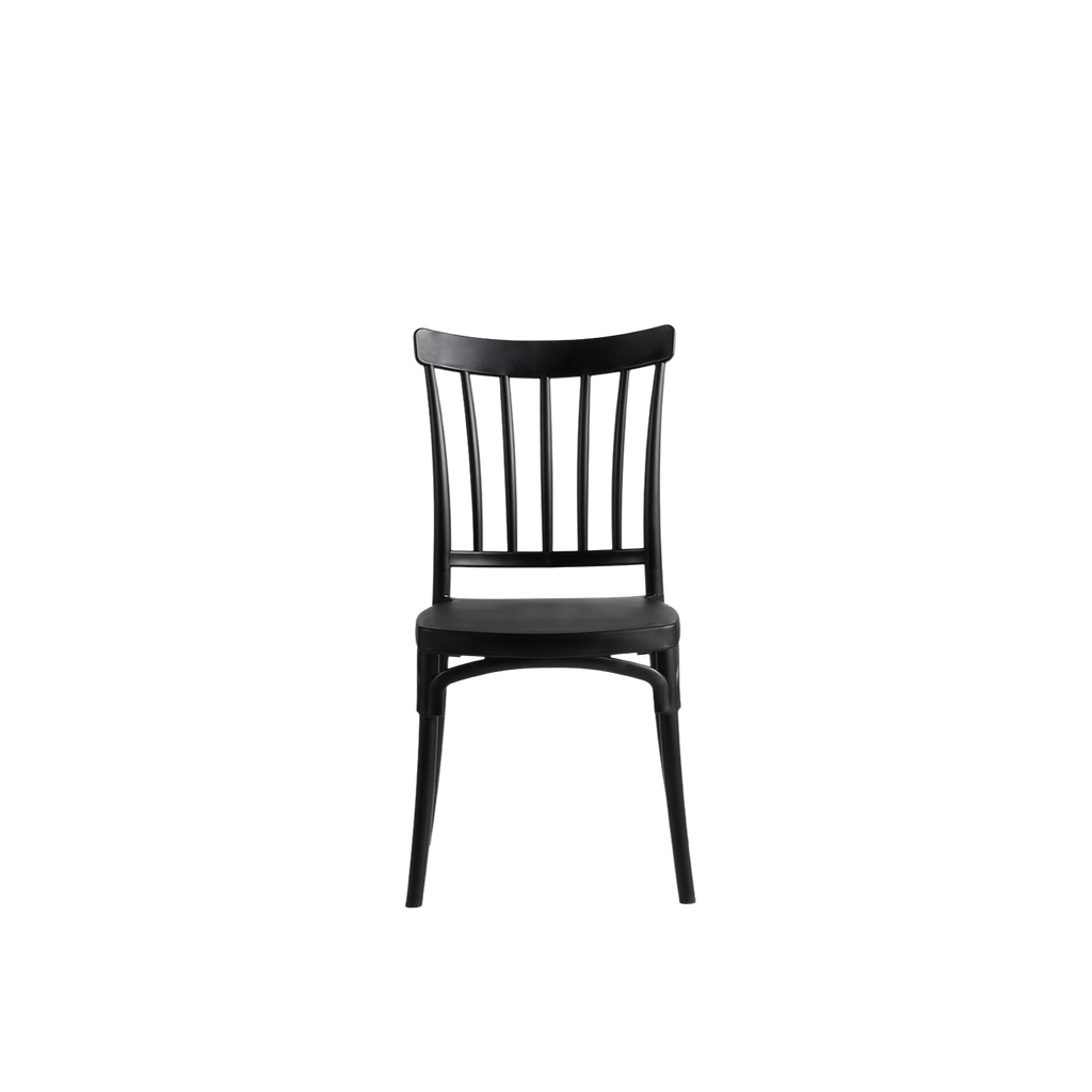 Polypropylene Caffe Chair Black