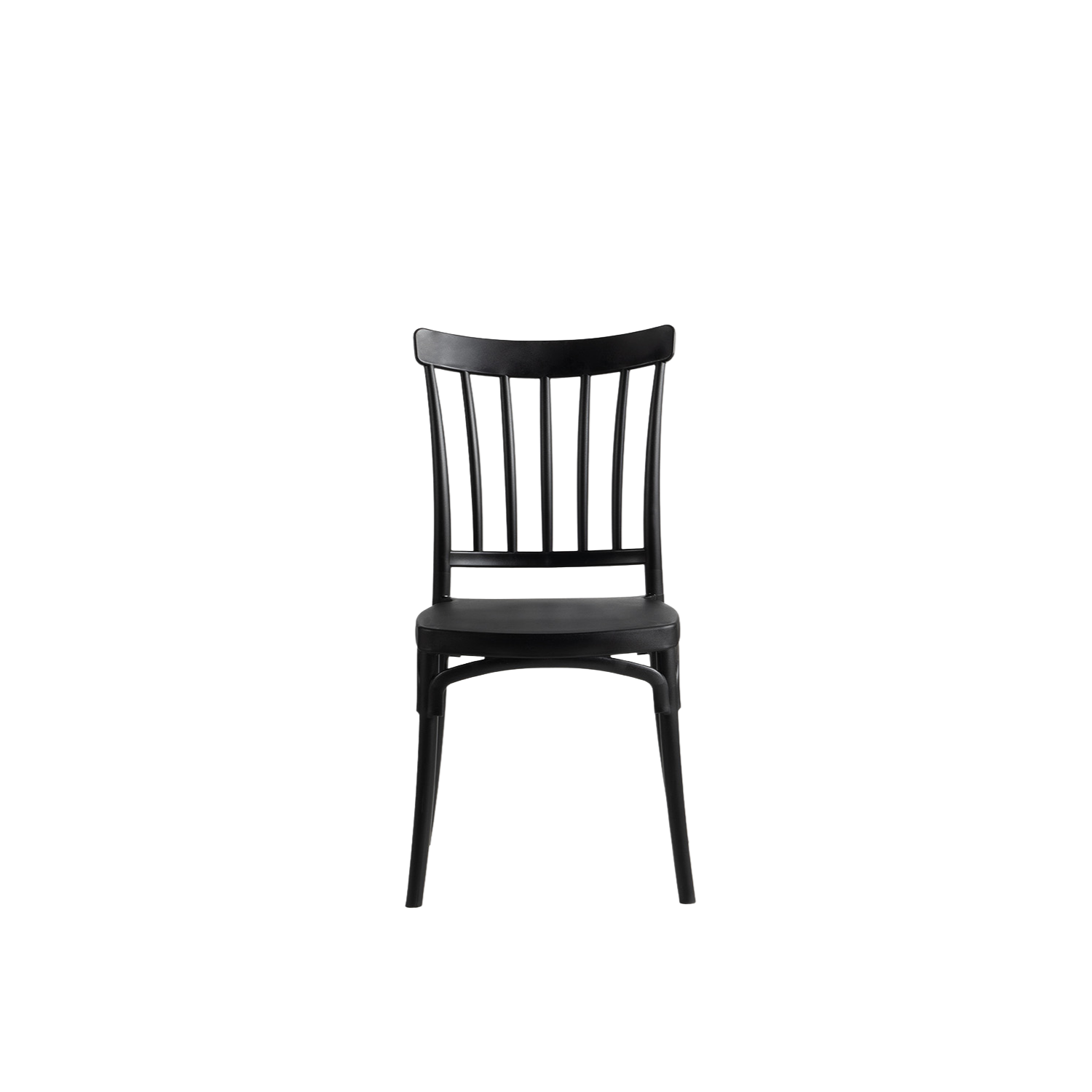Polypropylene Caffe Chair Black