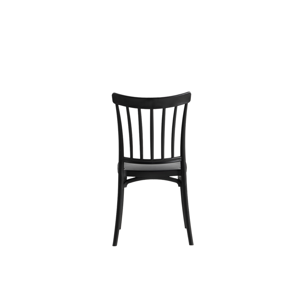 Polypropylene Caffe Chair Black