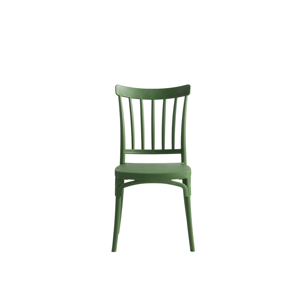 Polypropylene Caffe Chair Green