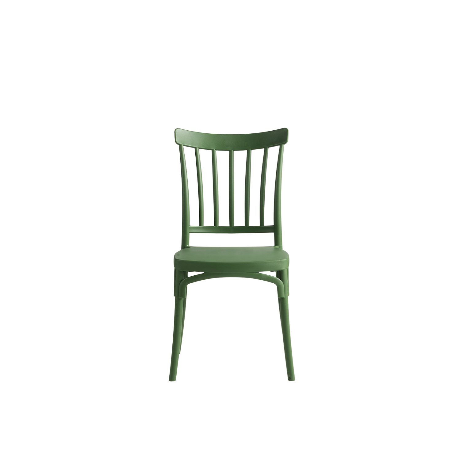 Polypropylene Caffe Chair Green