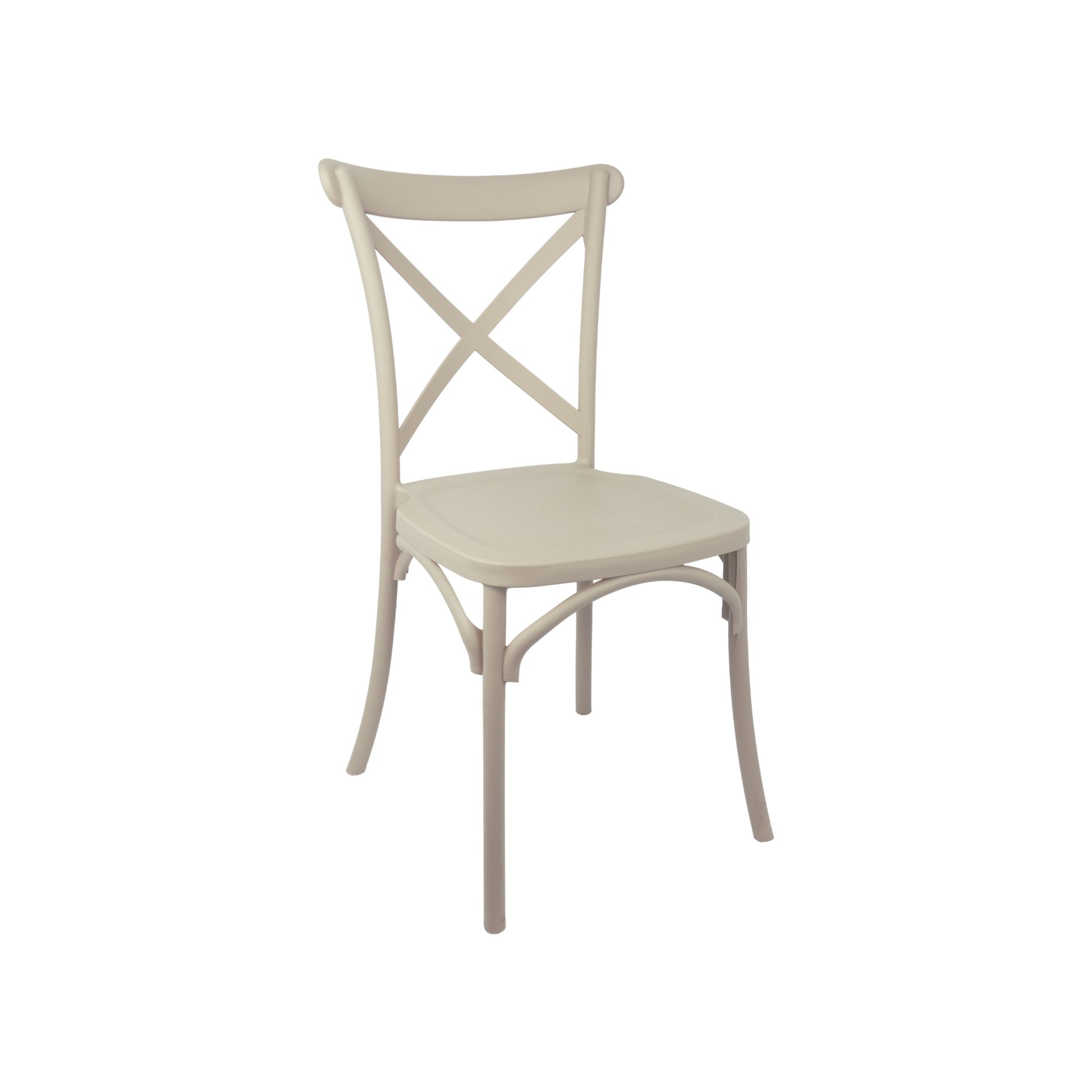 The Elmwood Crossback Caffe Chair - Beige