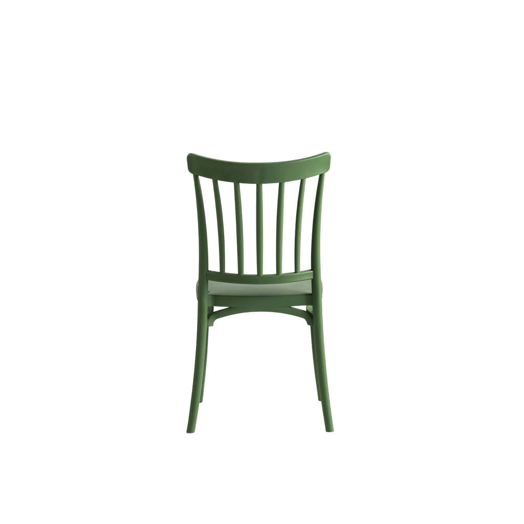 Polypropylene Caffe Chair Green