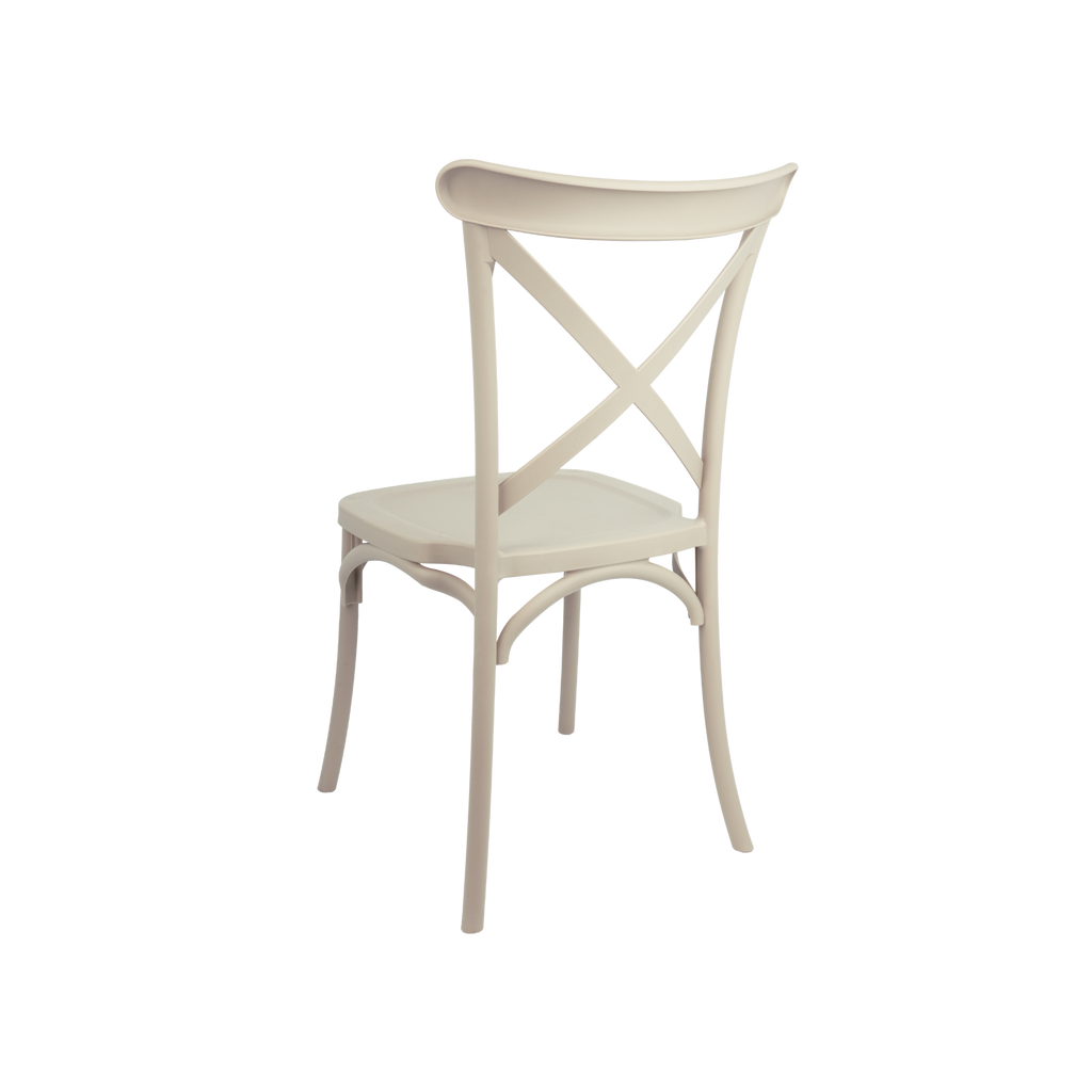 The Elmwood Crossback Caffe Chair - Beige