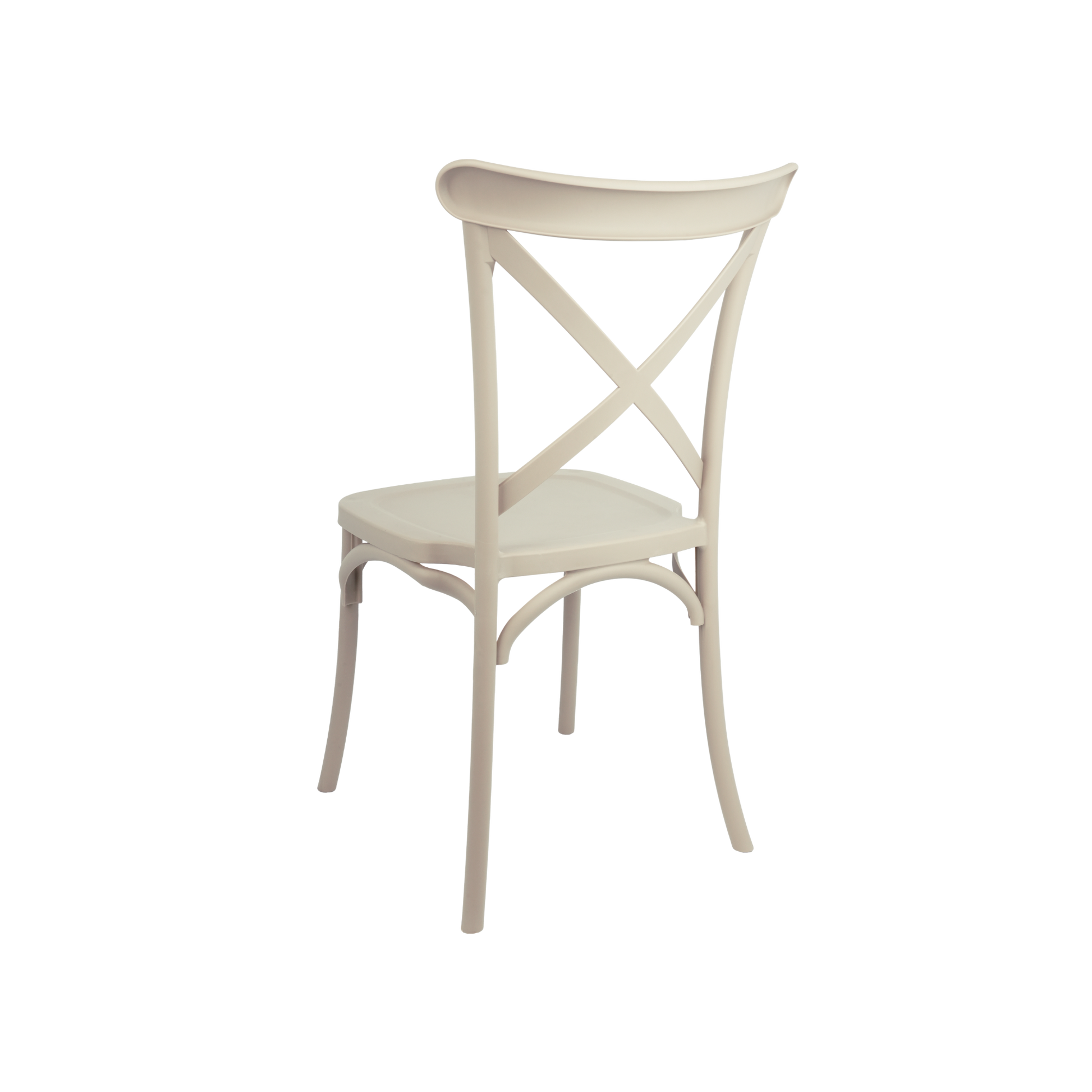 The Elmwood Crossback Caffe Chair - Beige
