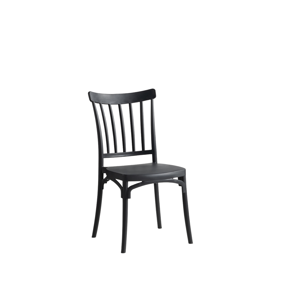 Polypropylene Caffe Chair Graphite