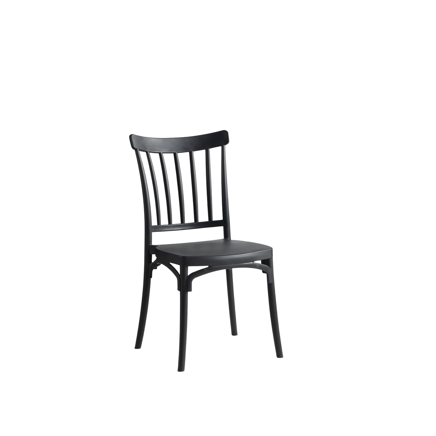 Polypropylene Caffe Chair Graphite