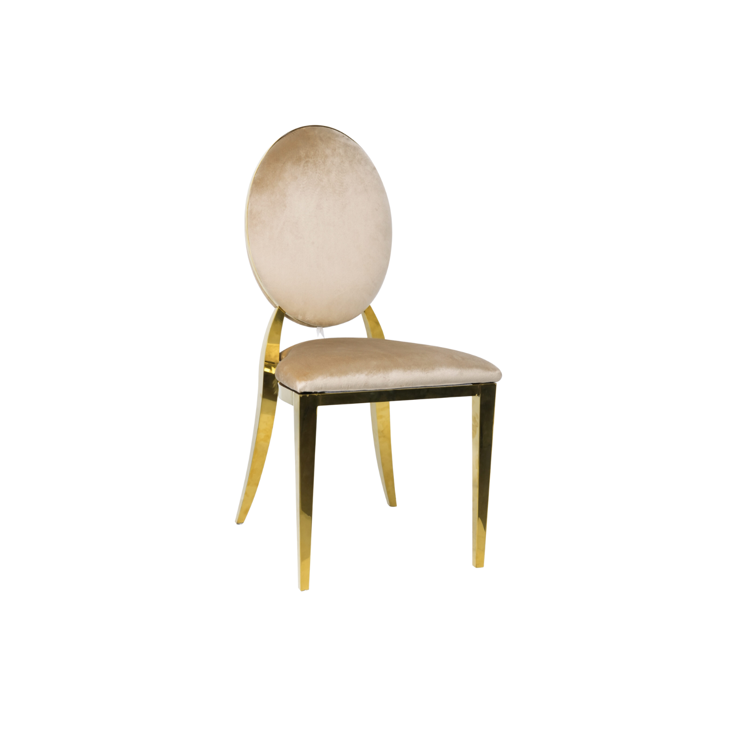 Washington Upholstery Chair Velvet Light Brown