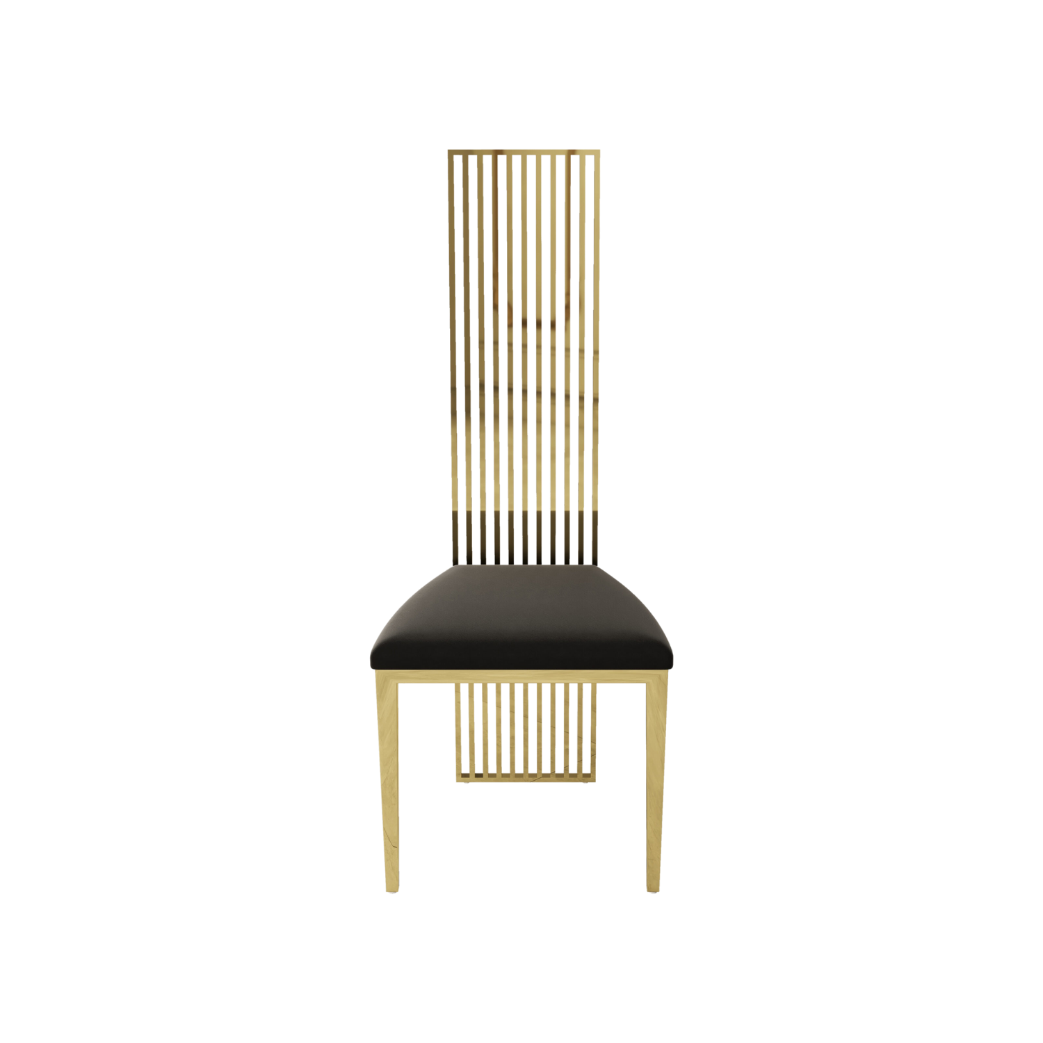 Verto Premium Inox High Back Chair Gold