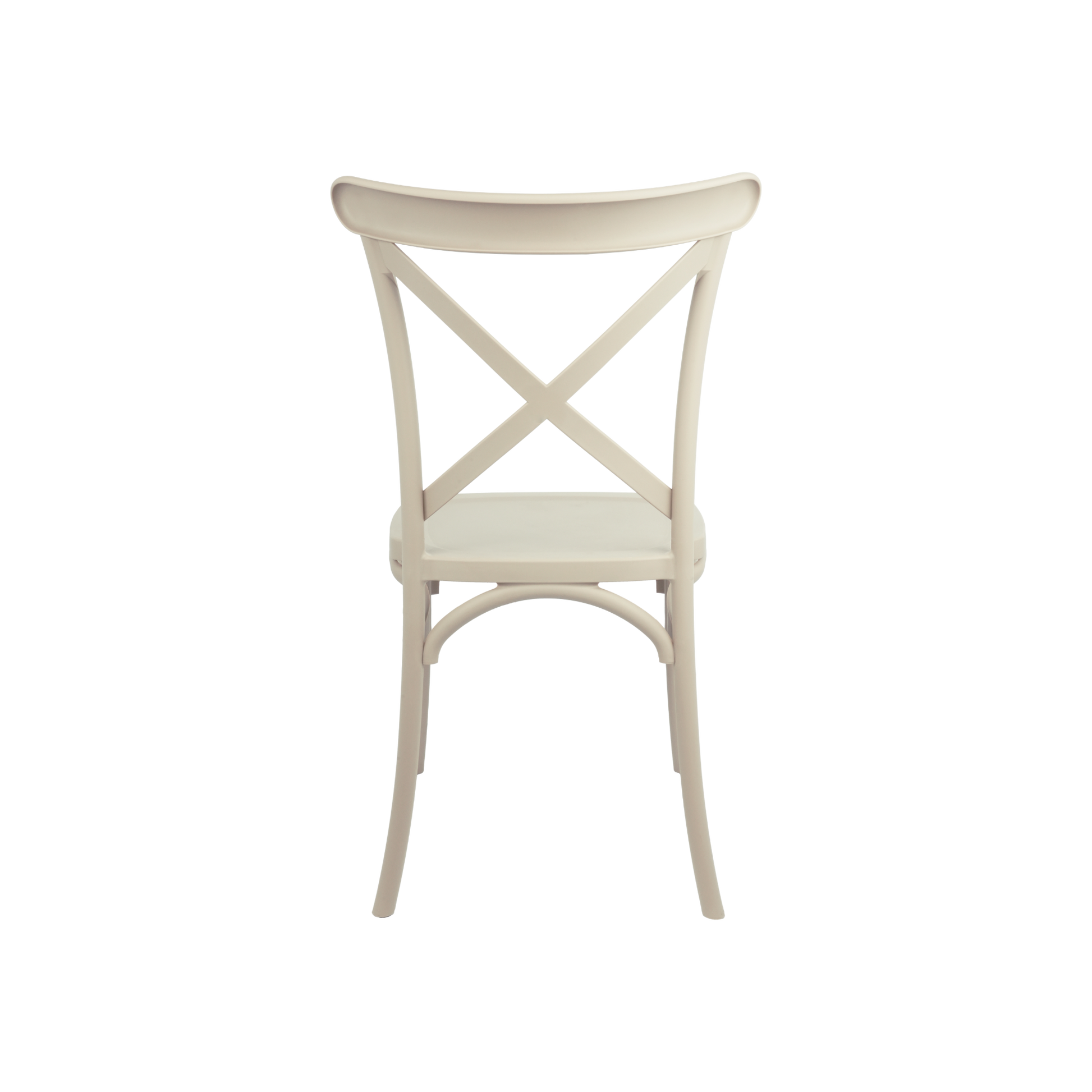 The Elmwood Crossback Caffe Chair - Beige