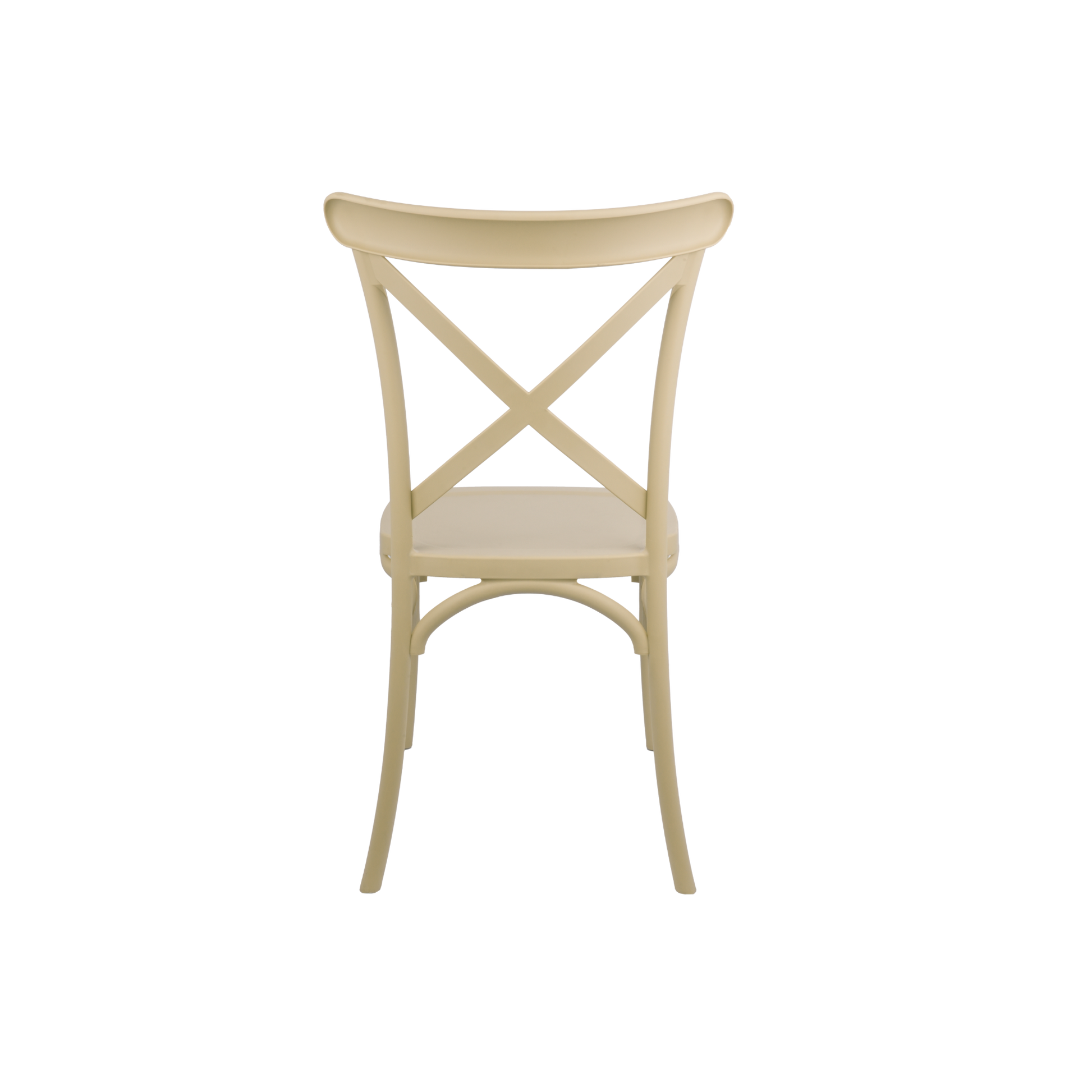 The Elmwood Crossback Caffe Chair - Sand
