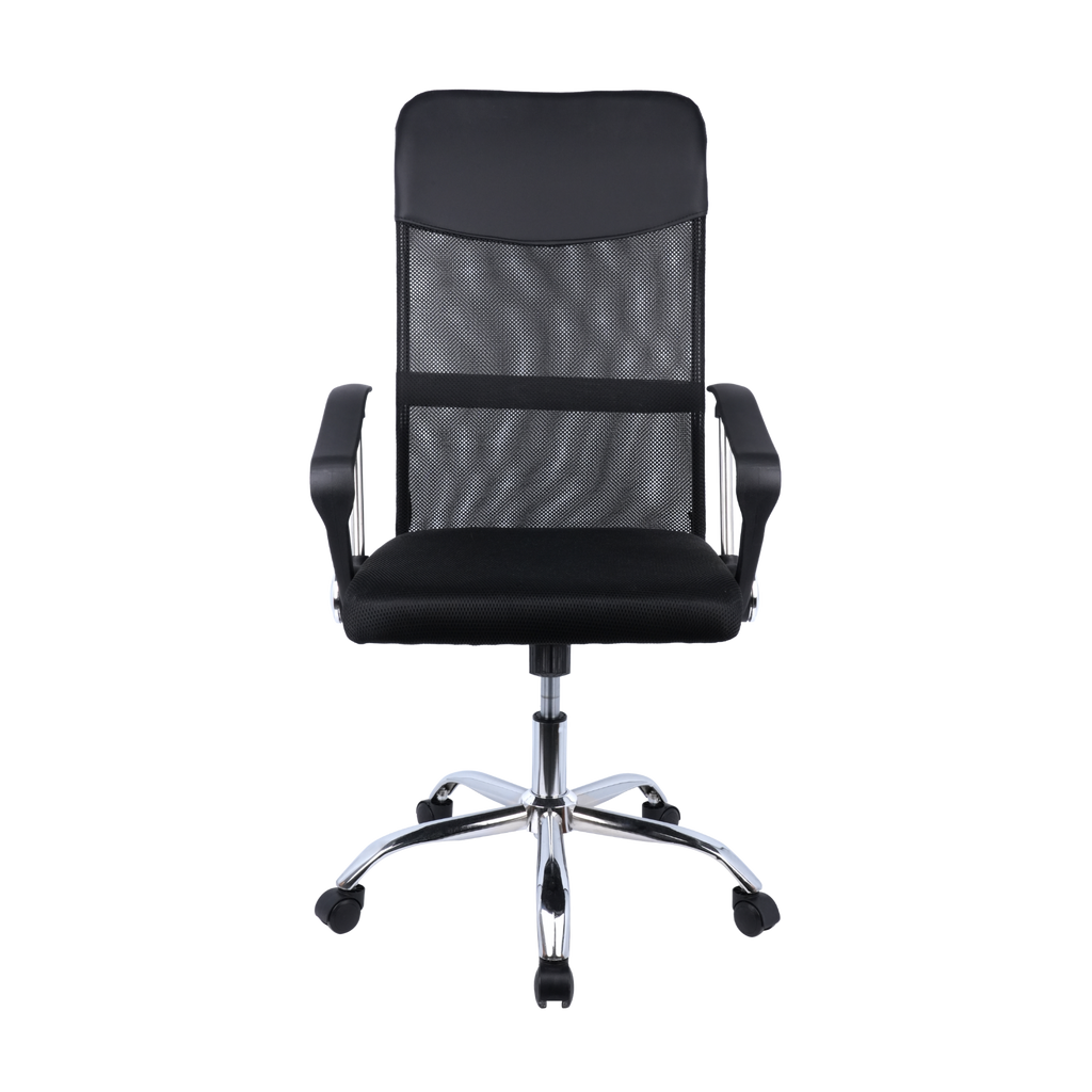 Swivel Desk Chair with Armrests, Adjustable Height & Breathable Back