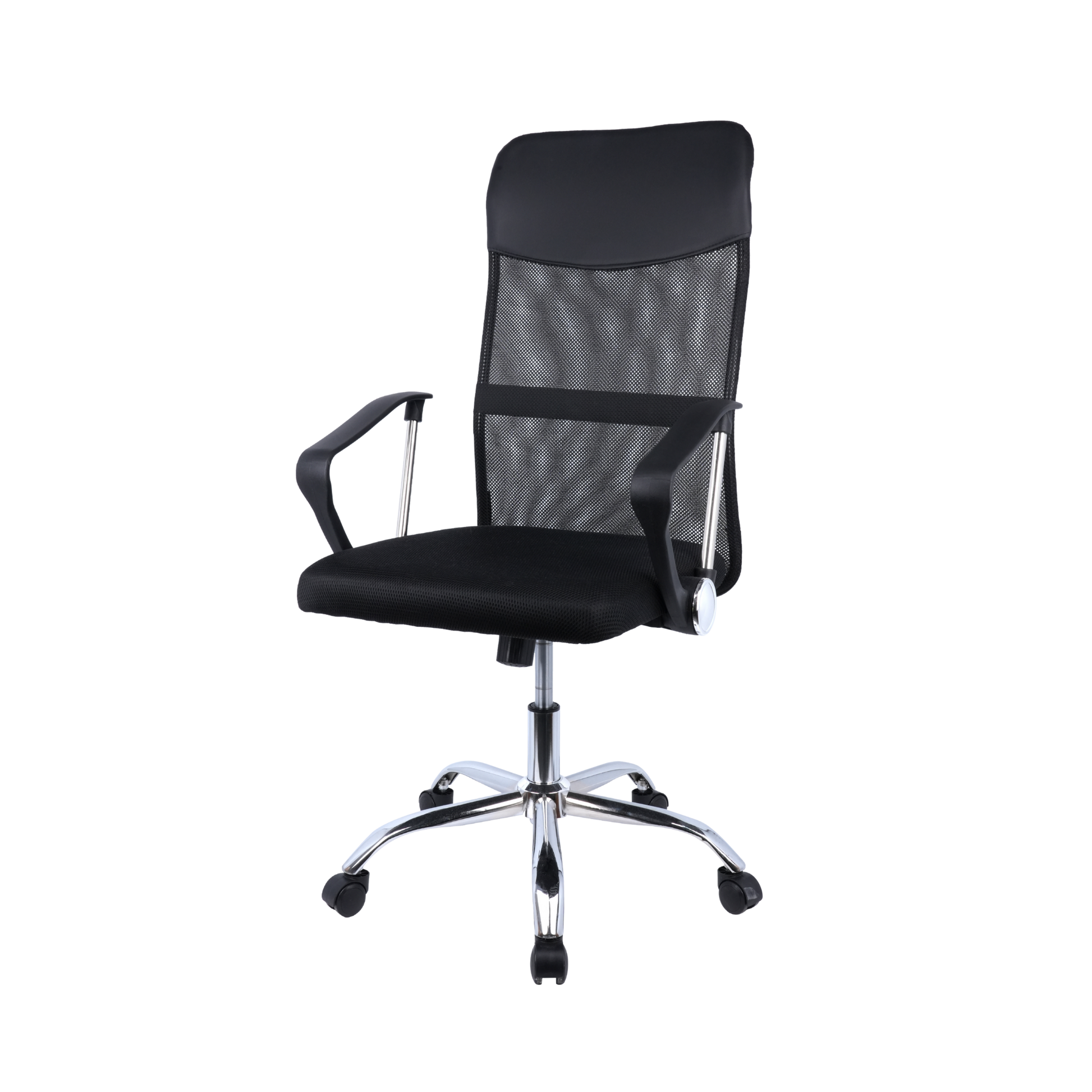 Swivel Desk Chair with Armrests, Adjustable Height & Breathable Back