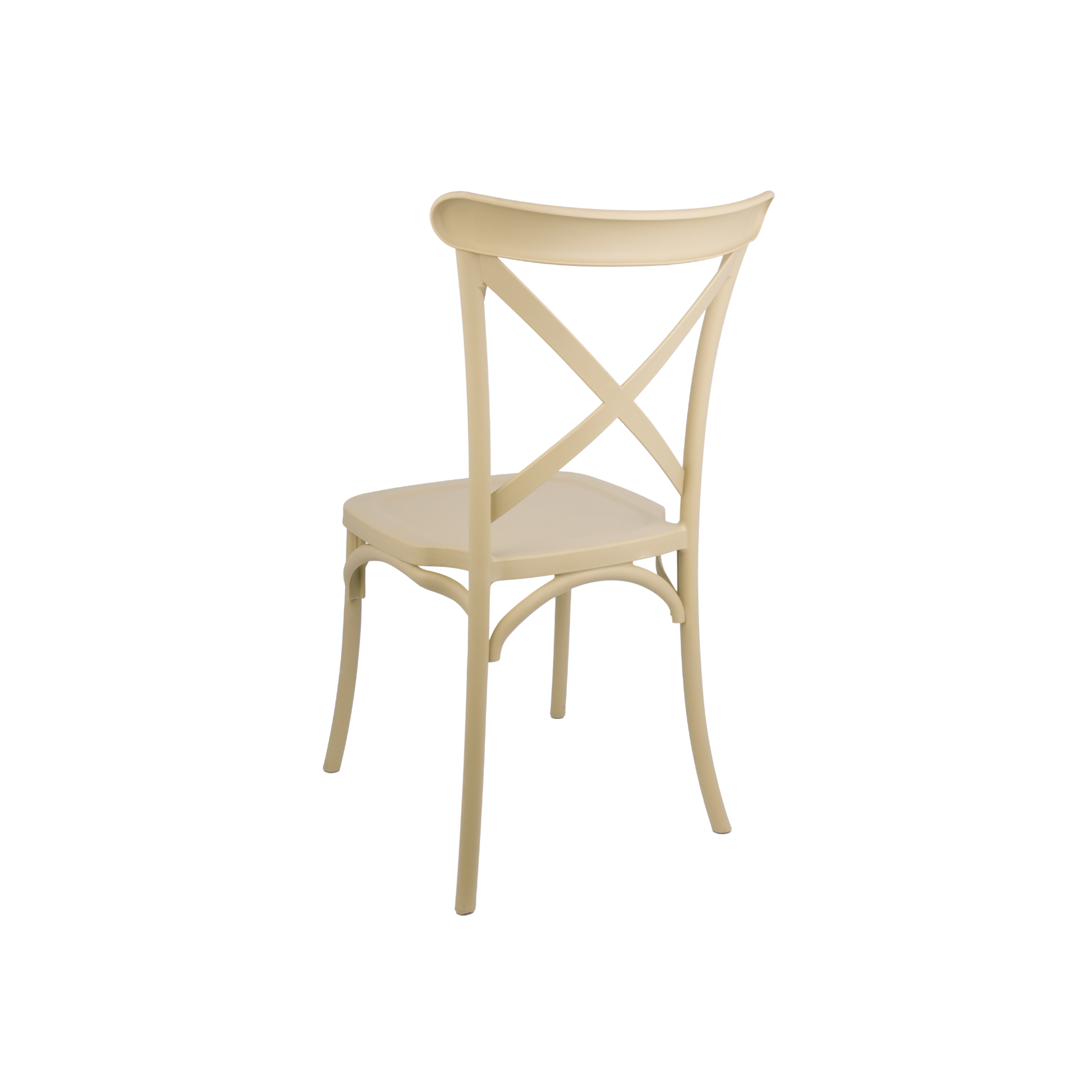 The Elmwood Crossback Caffe Chair - Sand