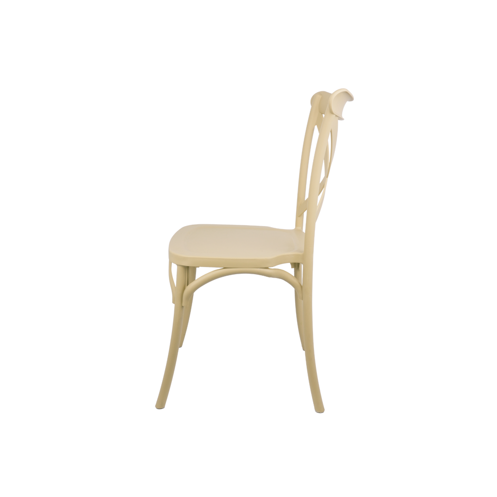 The Elmwood Crossback Caffe Chair - Sand