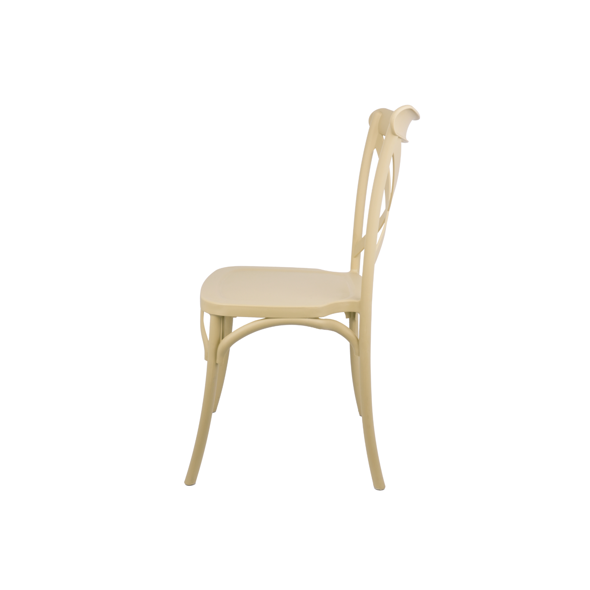 The Elmwood Crossback Caffe Chair - Sand