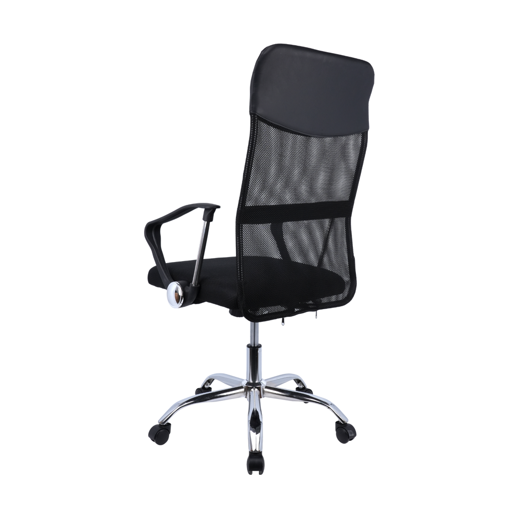 Swivel Desk Chair with Armrests, Adjustable Height & Breathable Back