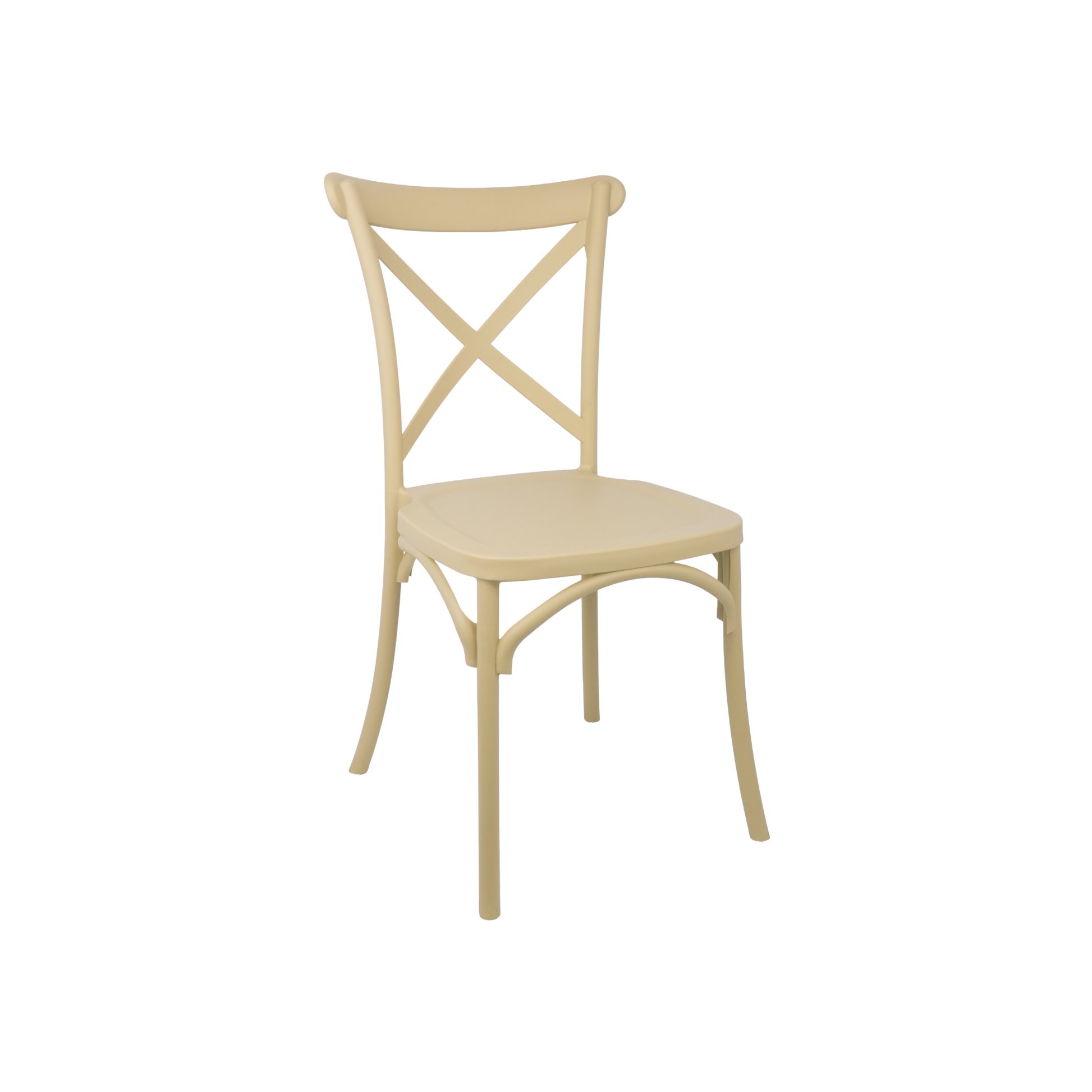 The Elmwood Crossback Caffe Chair - Sand