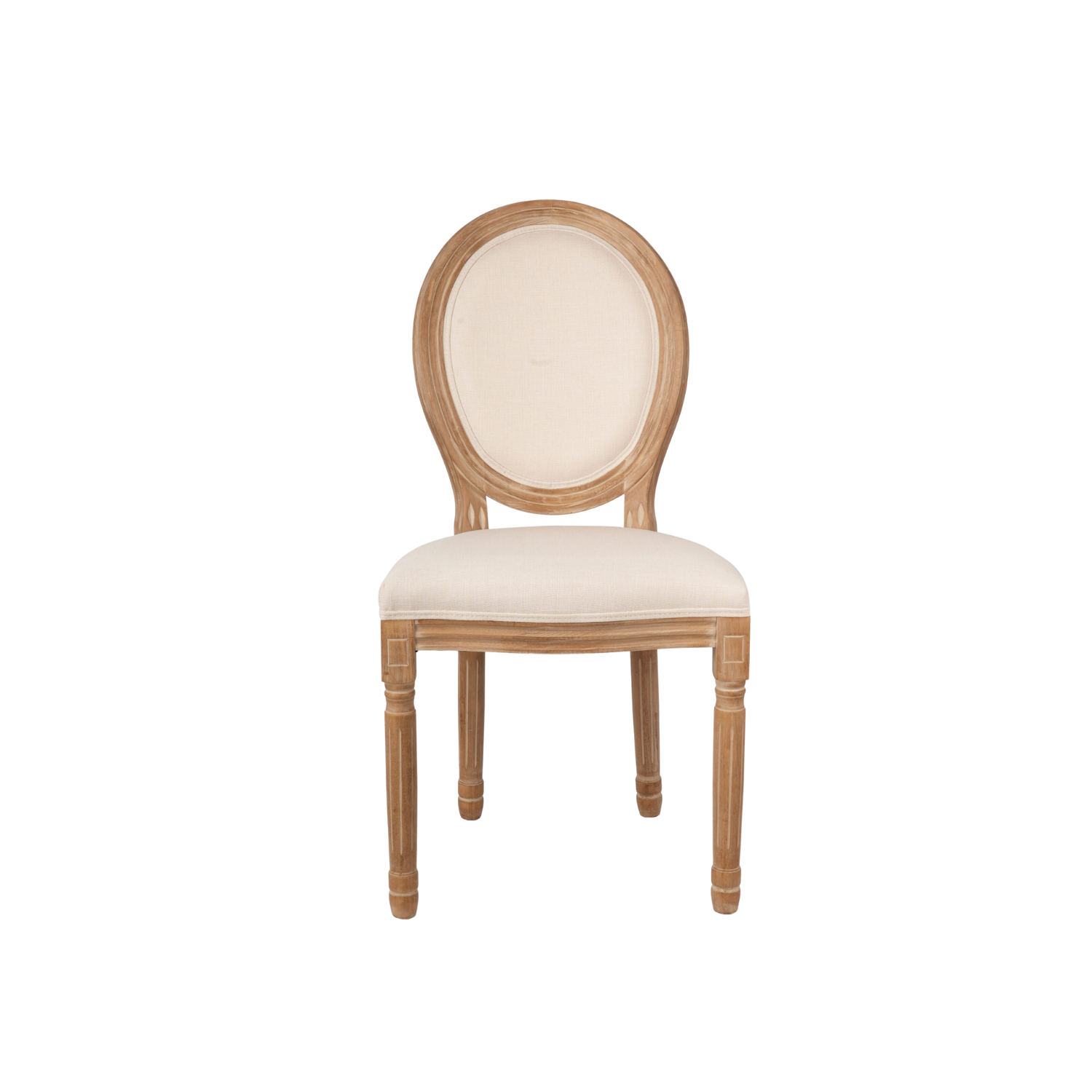 Louise Premium Wooden Chair Cream