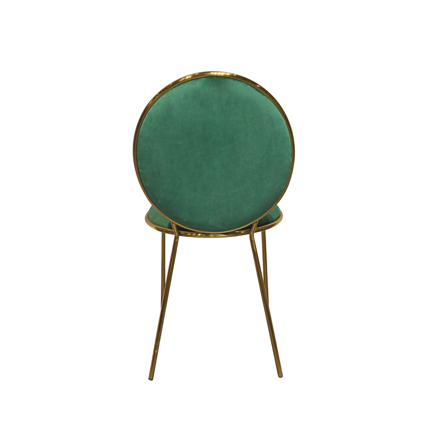 Spiro Event Round Back Velvet Chair Green
