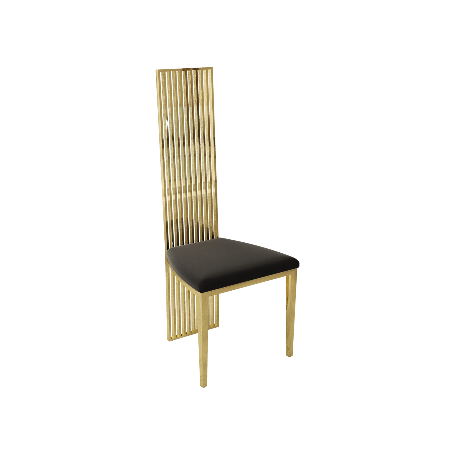 Verto Premium Inox High Back Chair Gold