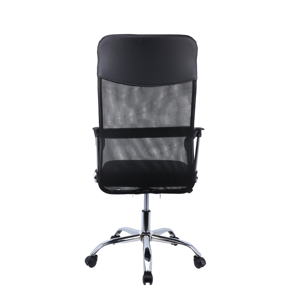Swivel Desk Chair with Armrests, Adjustable Height & Breathable Back
