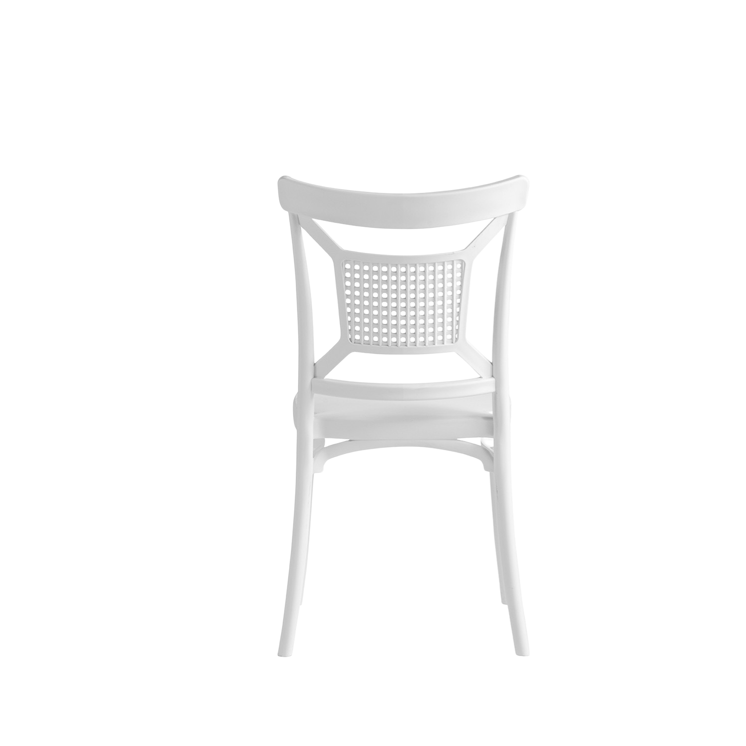 Enzo Caffe Chair White