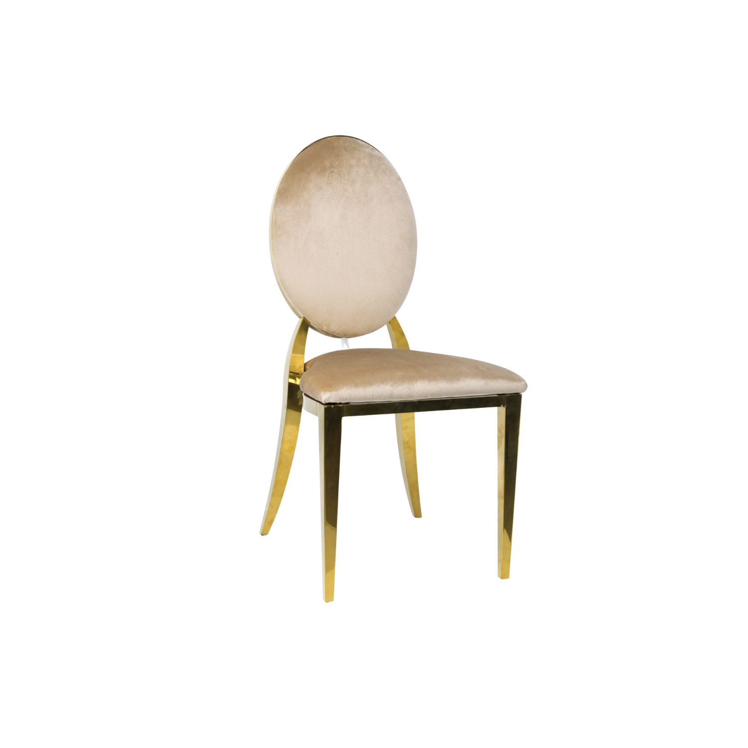 Washington Upholstery Chair Velvet Light Brown