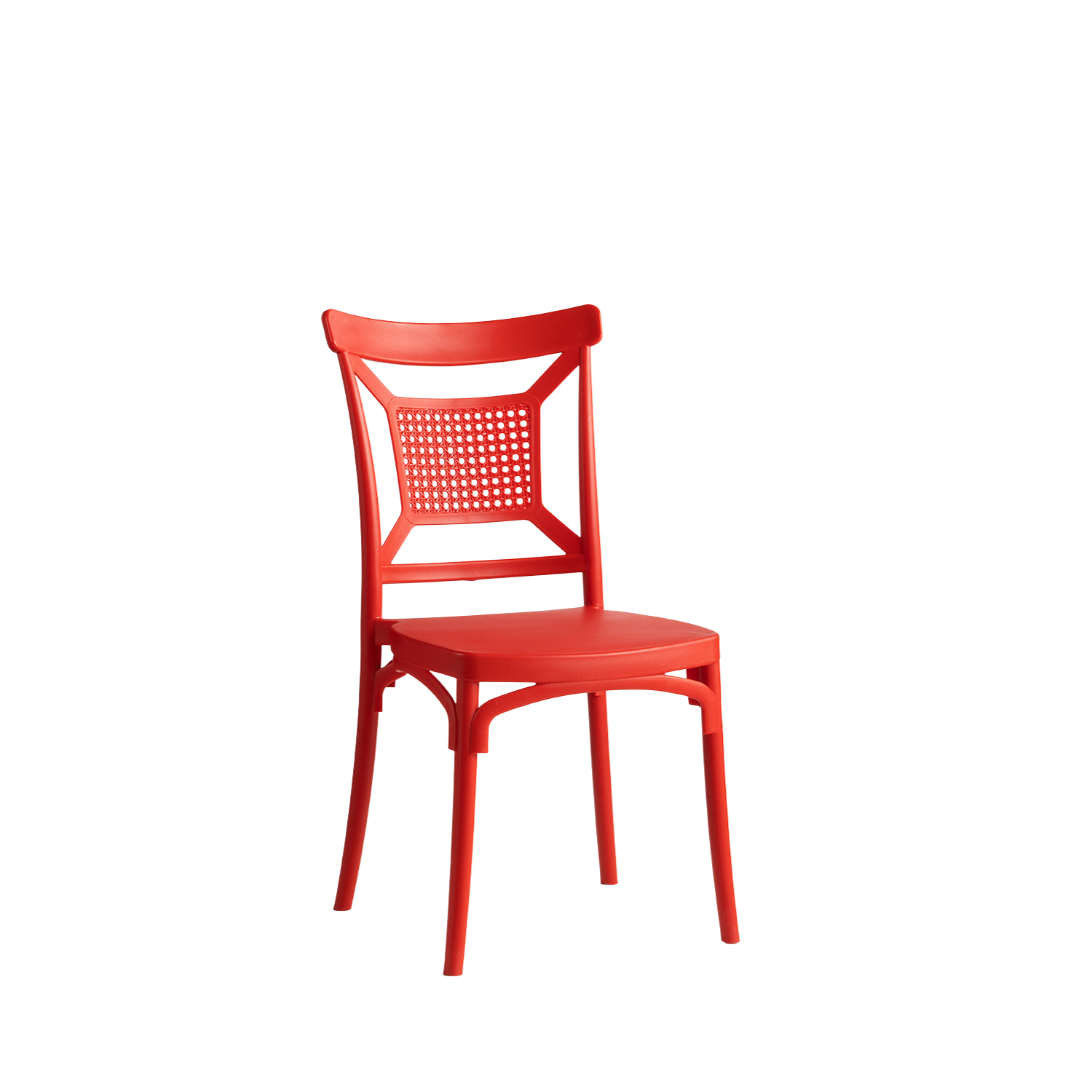 Enzo Caffe Chair Red