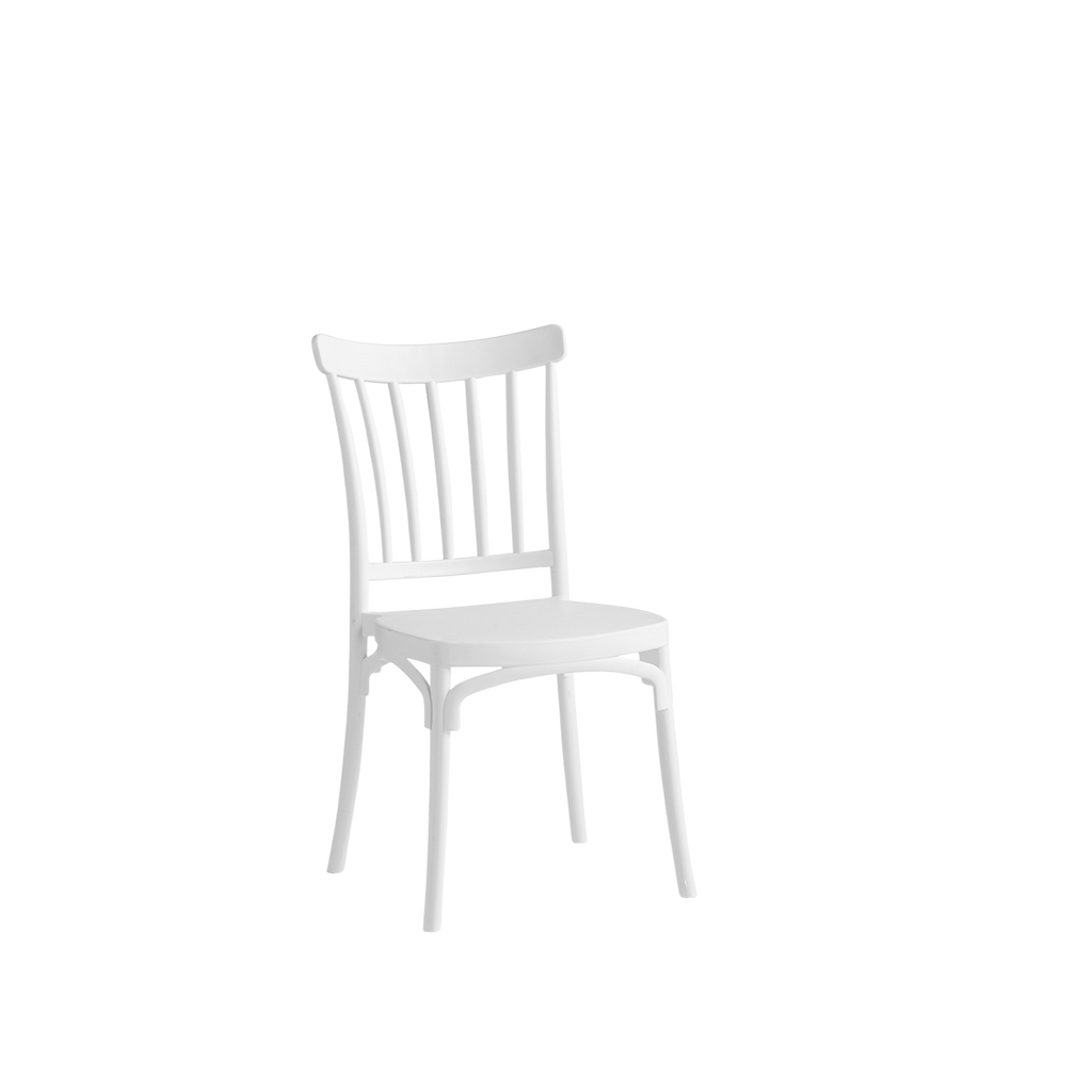 Polypropylene Caffe Chair White