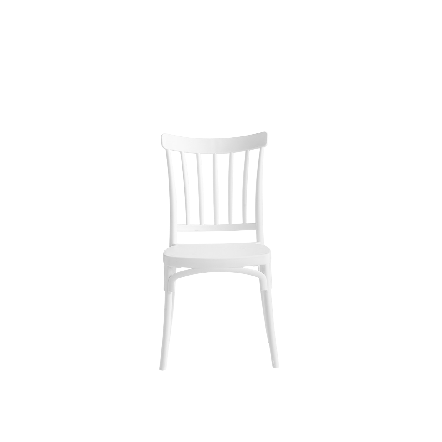 Polypropylene Caffe Chair White