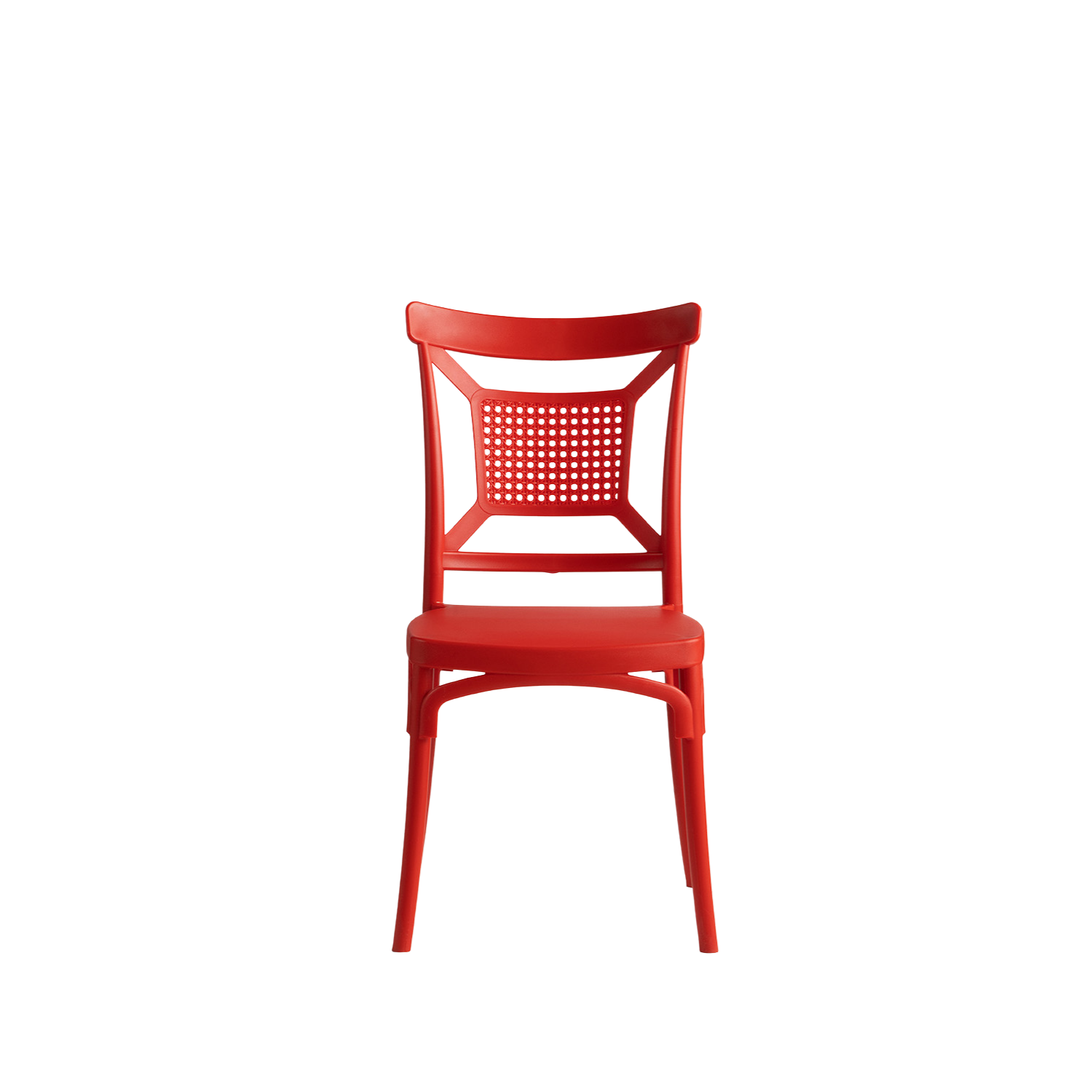 Enzo Caffe Chair Red