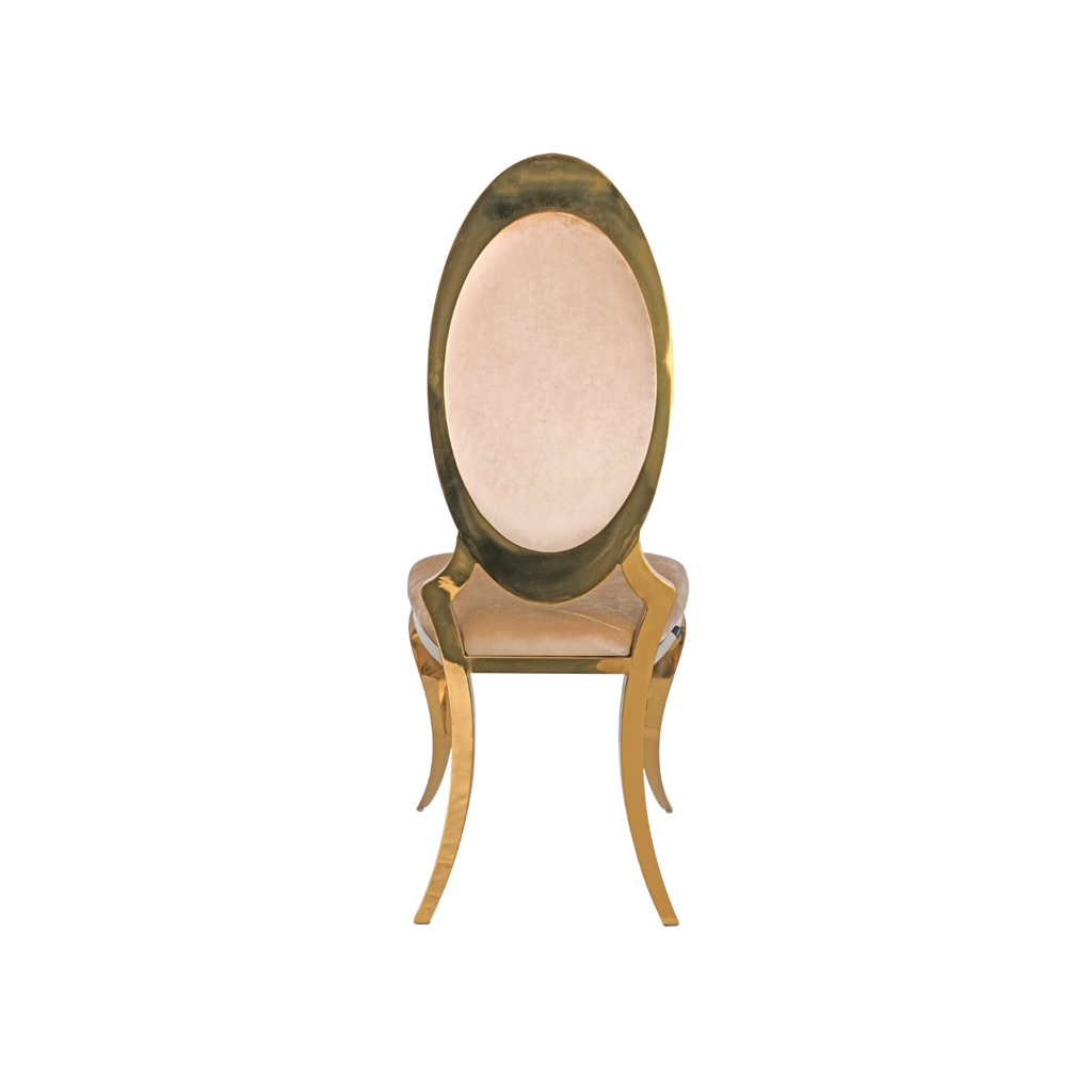 Elixo Stainless Steel Event Chair Gold
