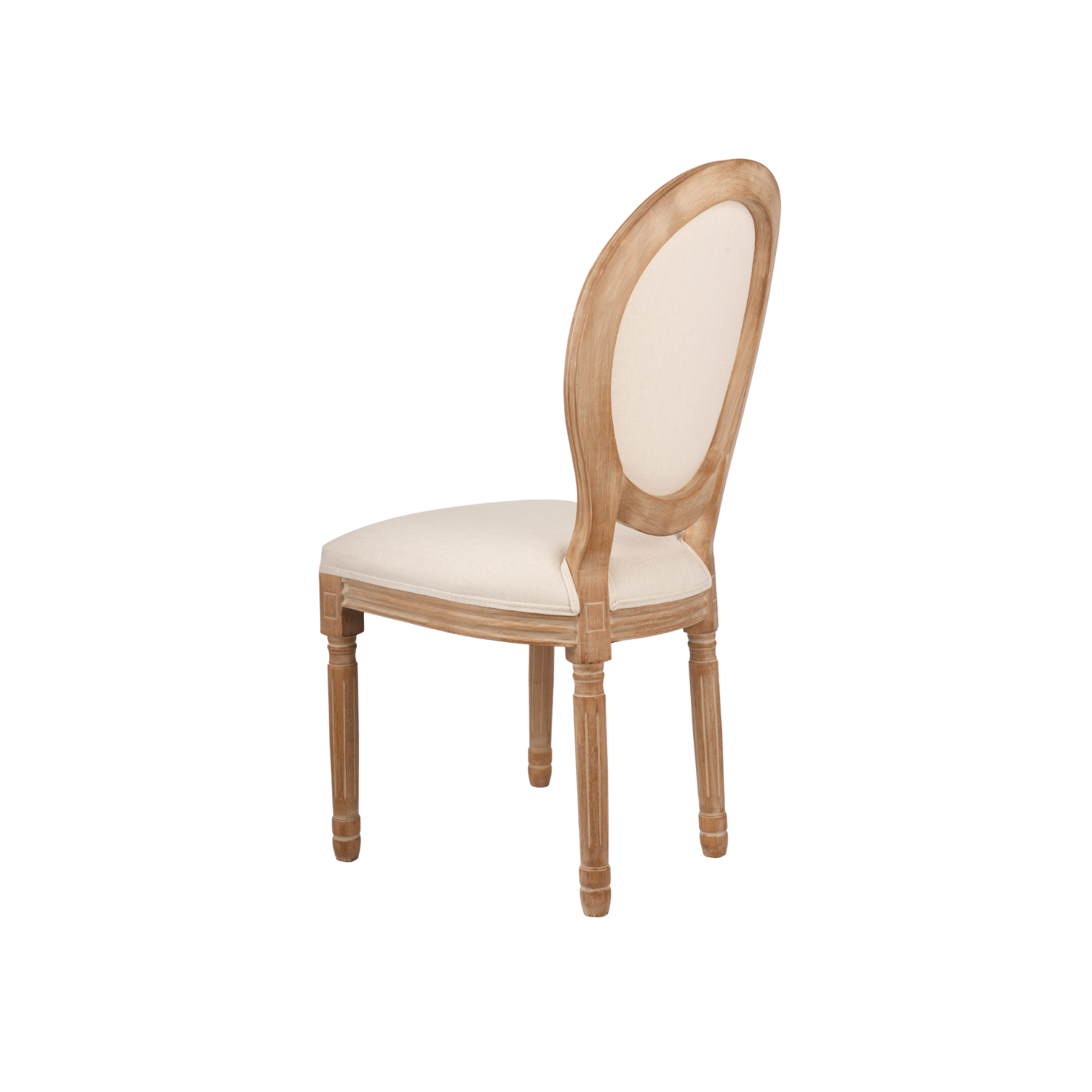 Louise Premium Wooden Chair Cream