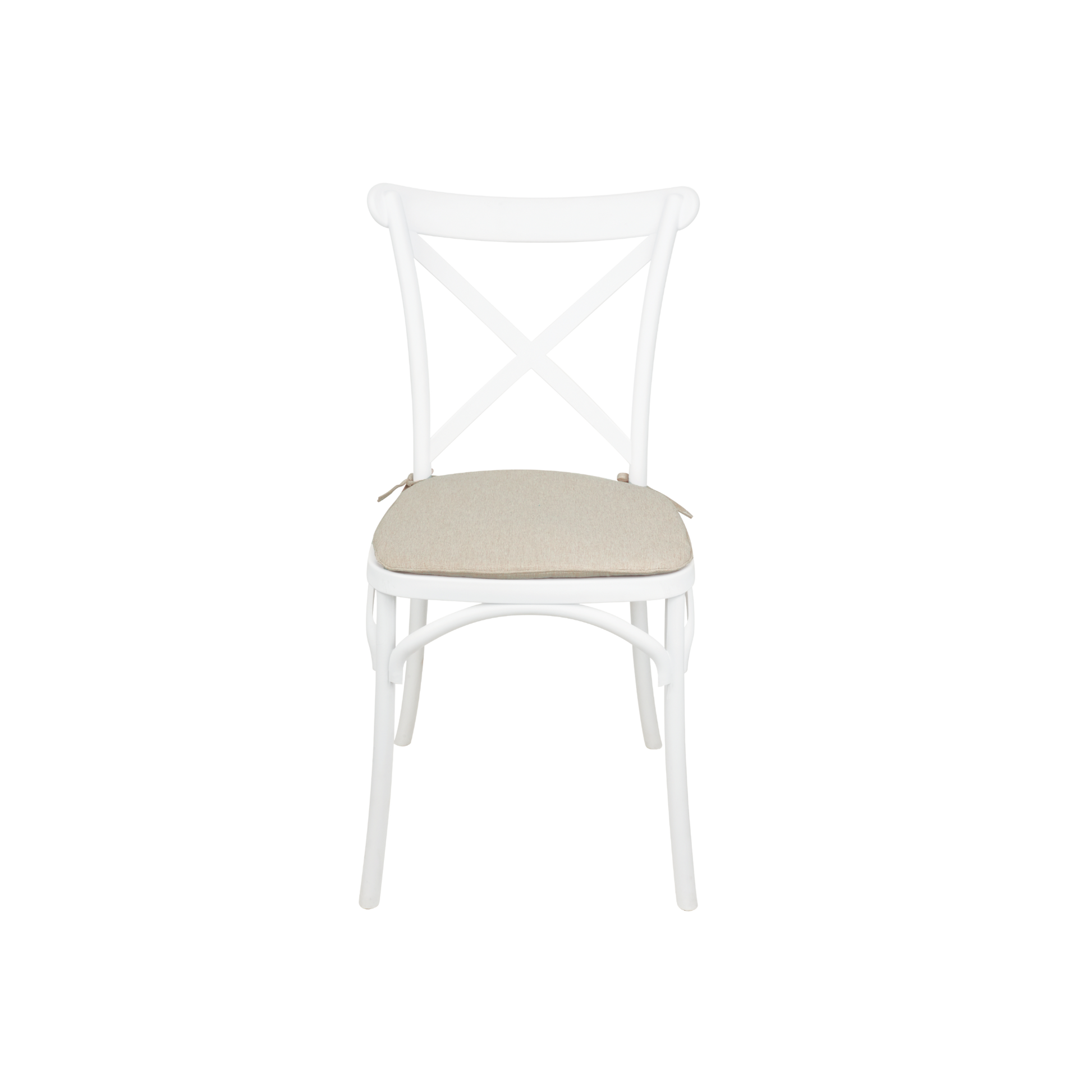 The Elmwood Crossback Caffe Chair - White
