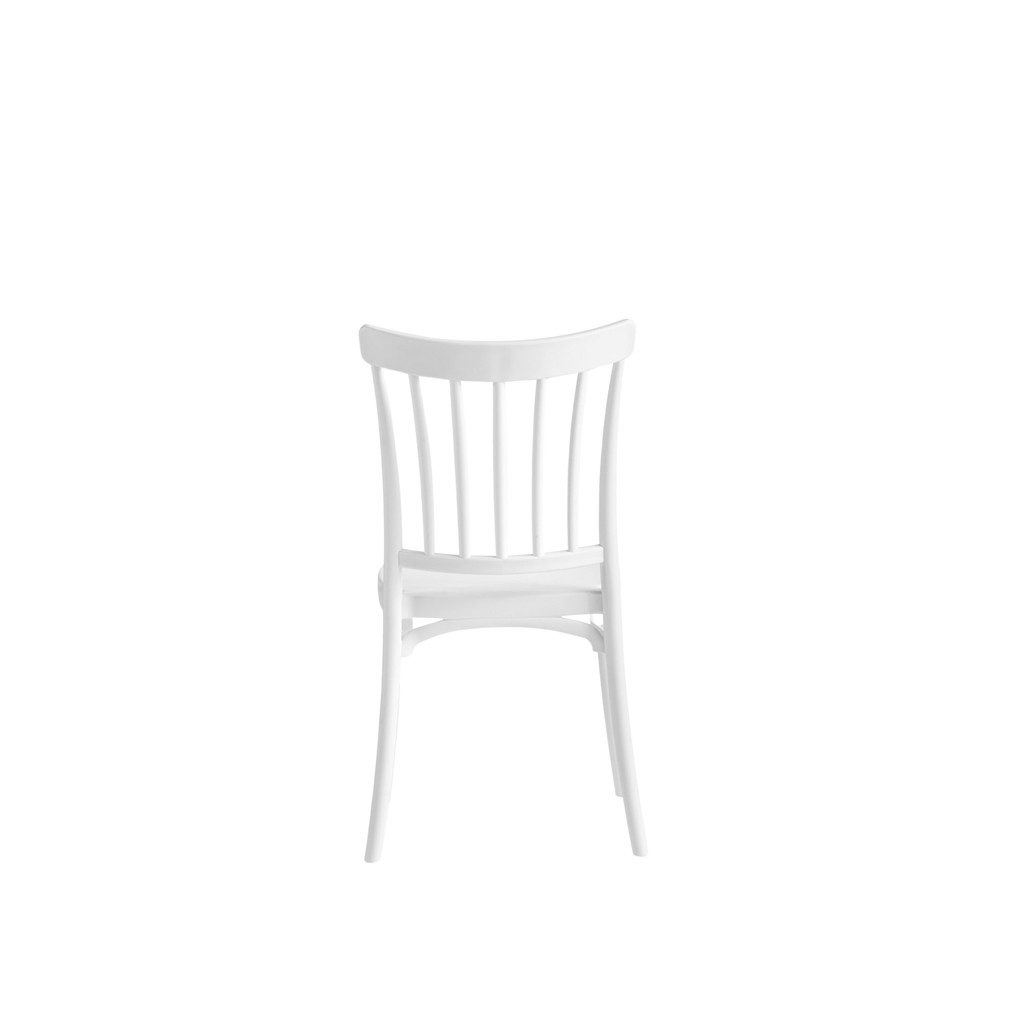 Polypropylene Caffe Chair White