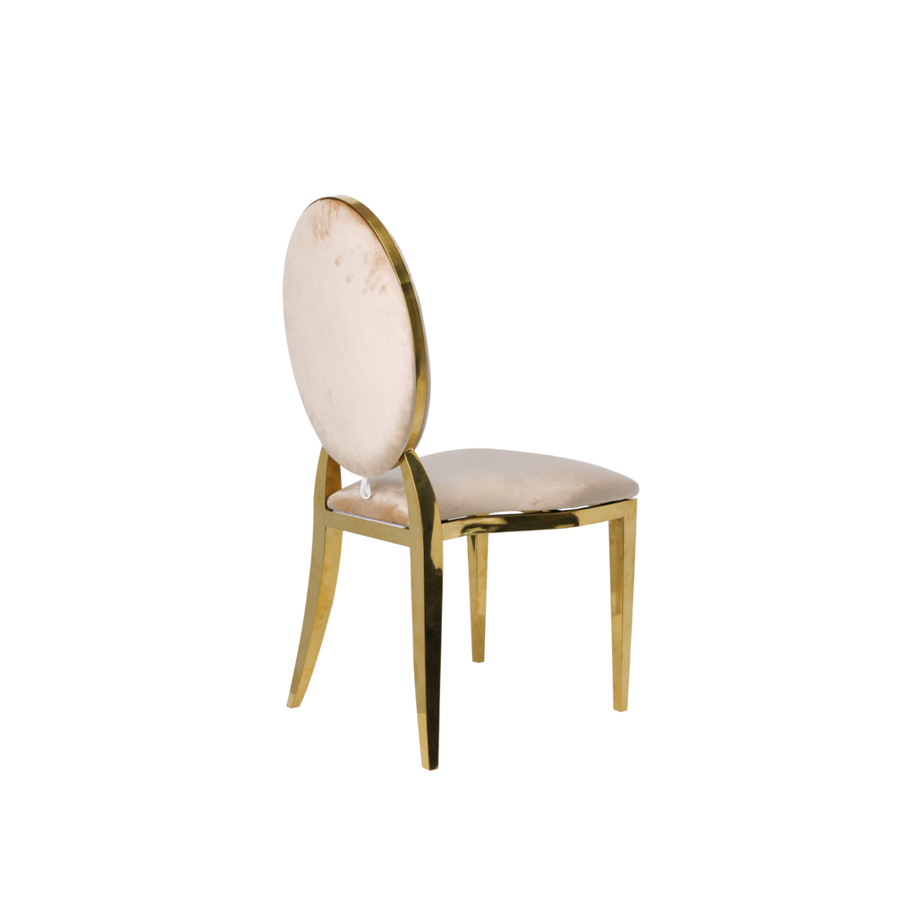 Washington Upholstery Chair Velvet Light Brown