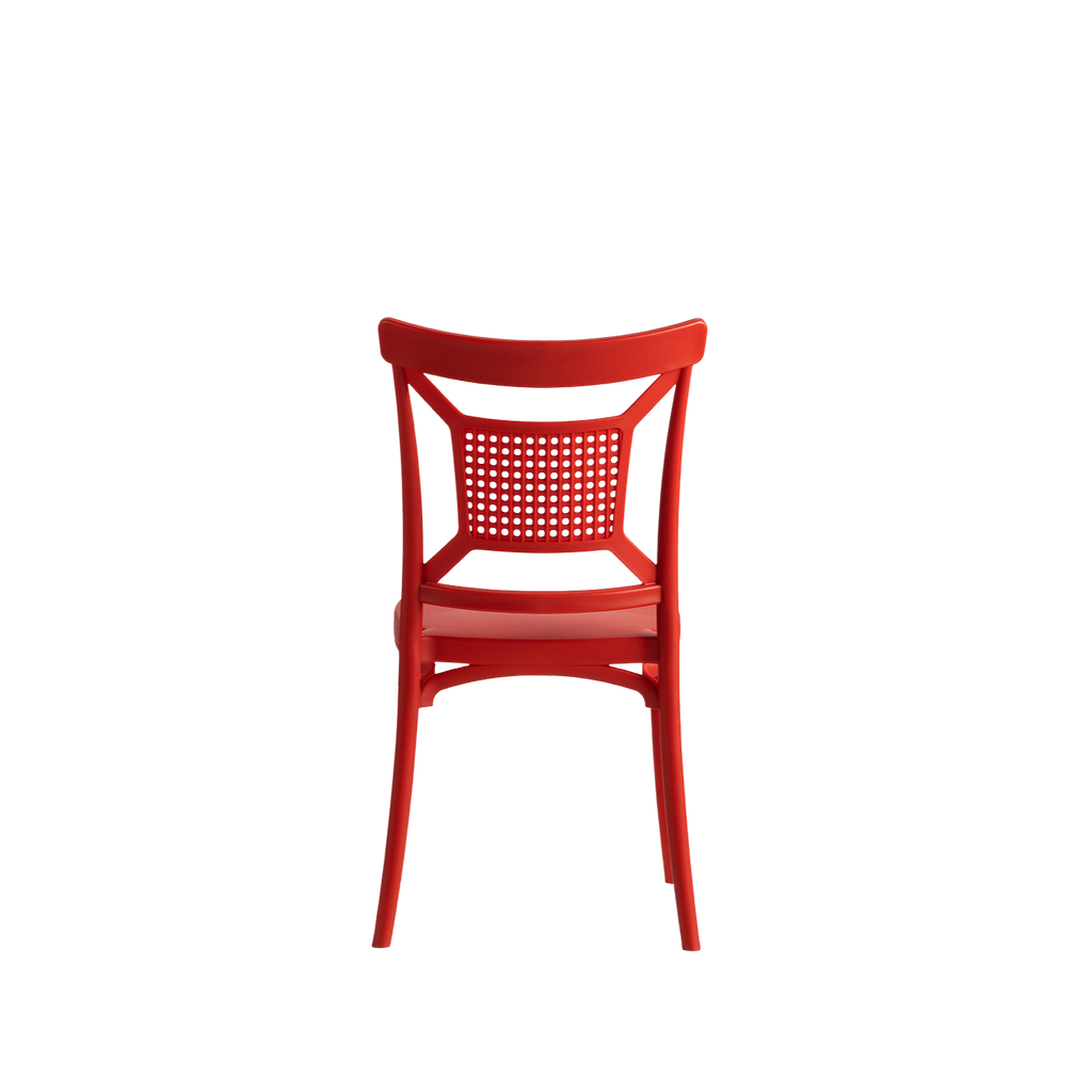 Enzo Caffe Chair Red
