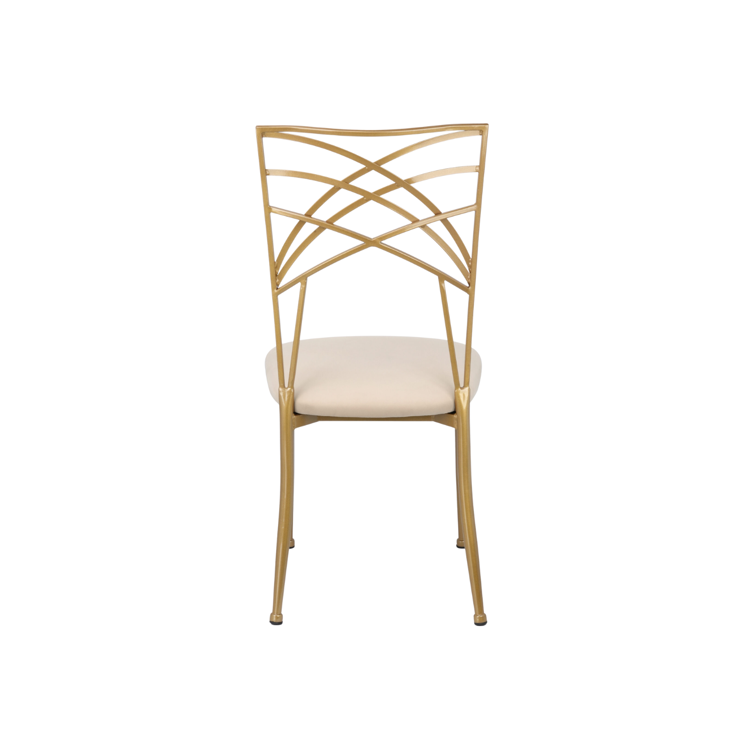 Chameleon Steel Event Chair Gold White