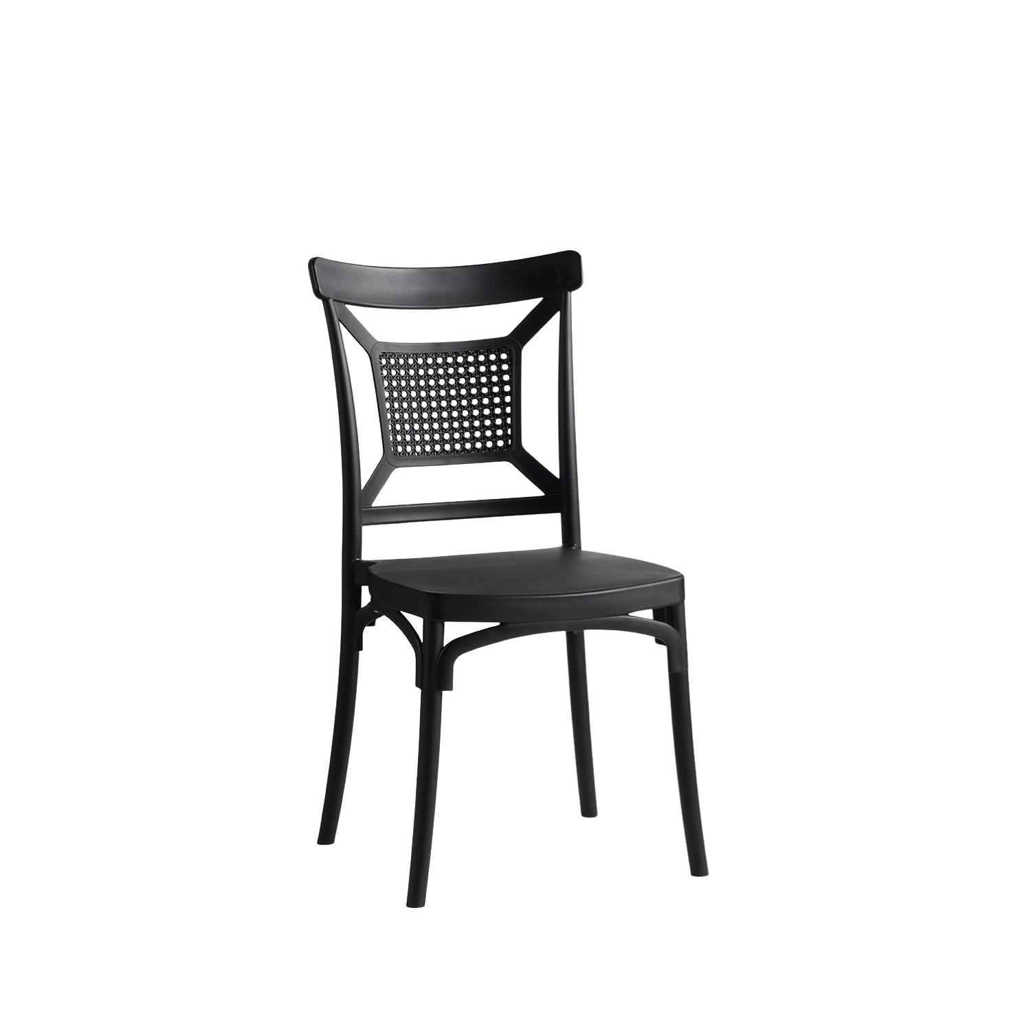 Enzo Caffe Chair Black